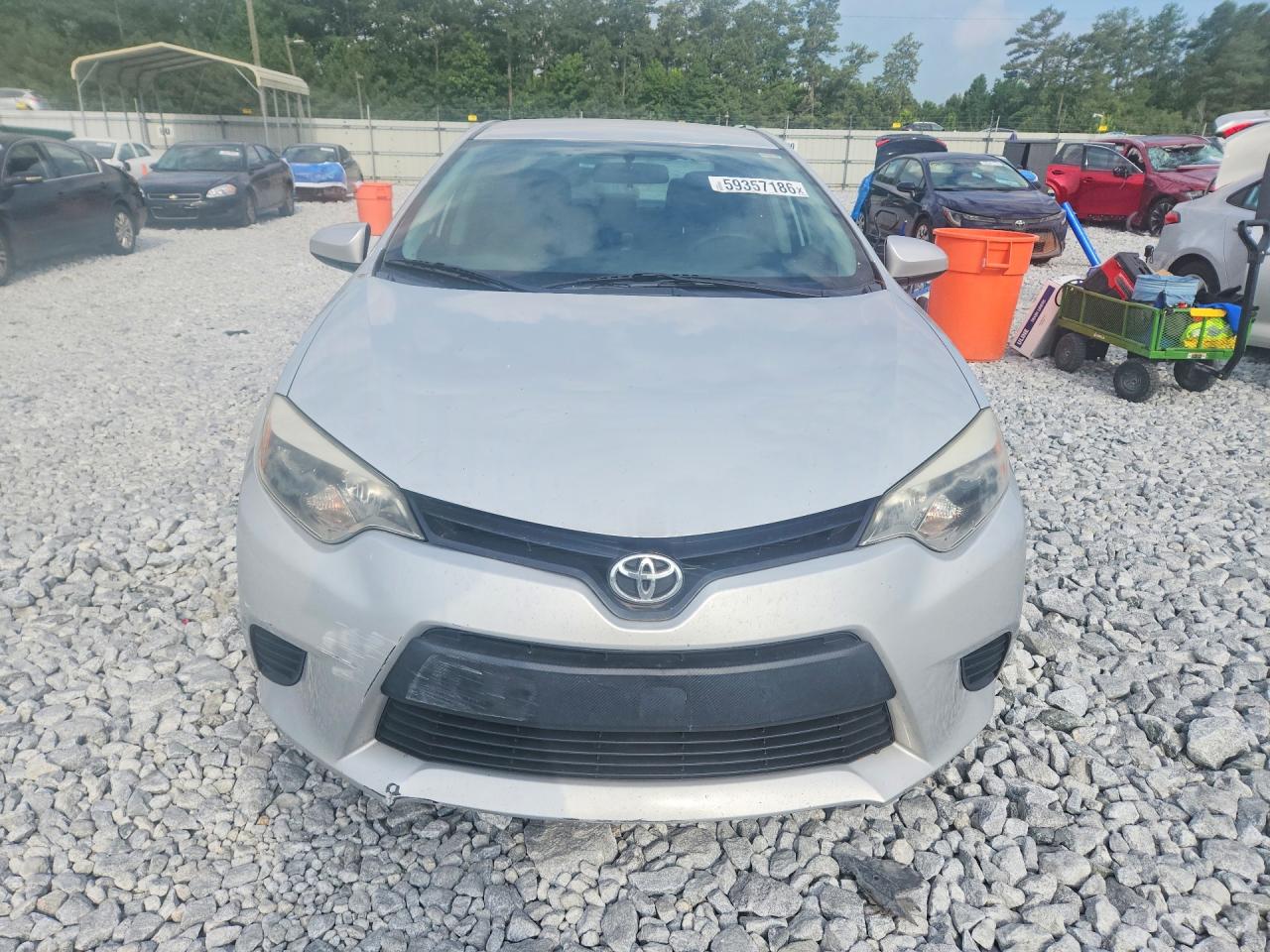 2015 Toyota Corolla L Silver vin: 2T1BURHE2FC411061