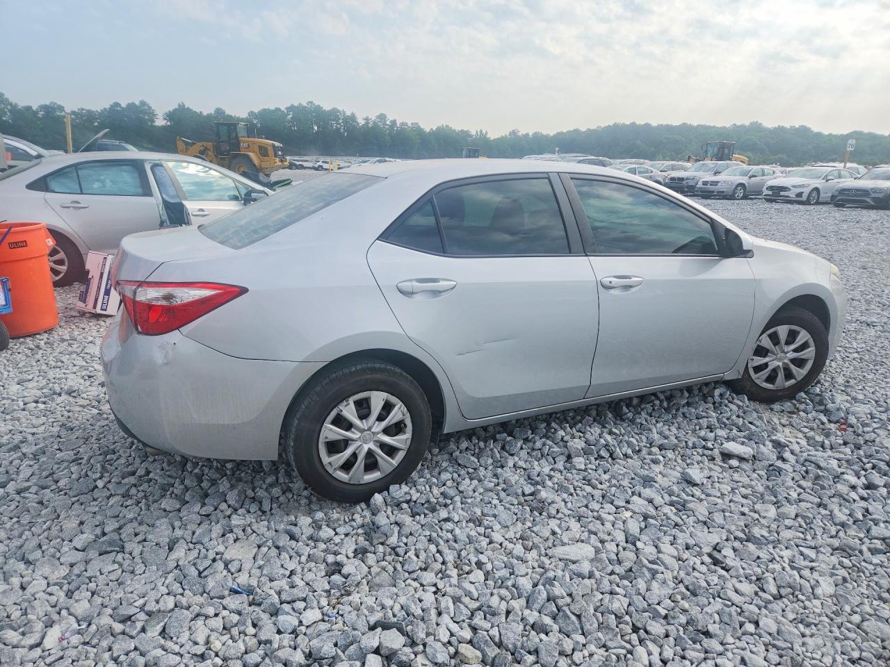 2015 Toyota Corolla L Silver vin: 2T1BURHE2FC411061