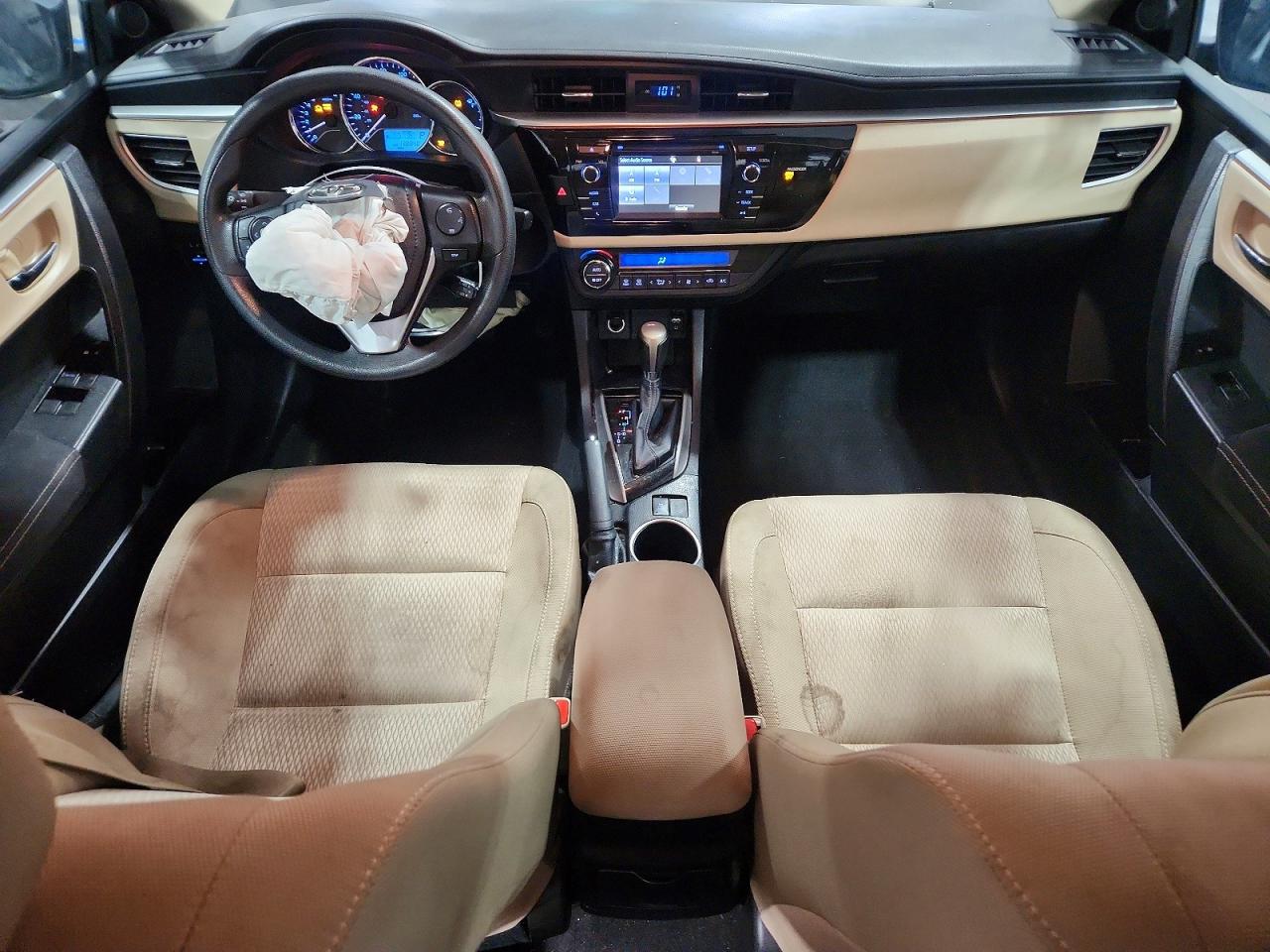 2015 Toyota Corolla Le Желто-коричневый vin: 2T1BURHE2FC421993