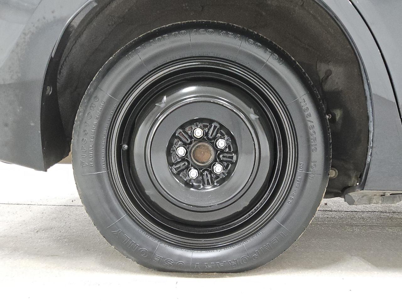 2015 Toyota Corolla Le Black vin: 2T1BURHE2FC422450 Damage: Right Rear Wheel, Missing, Replacement Required
