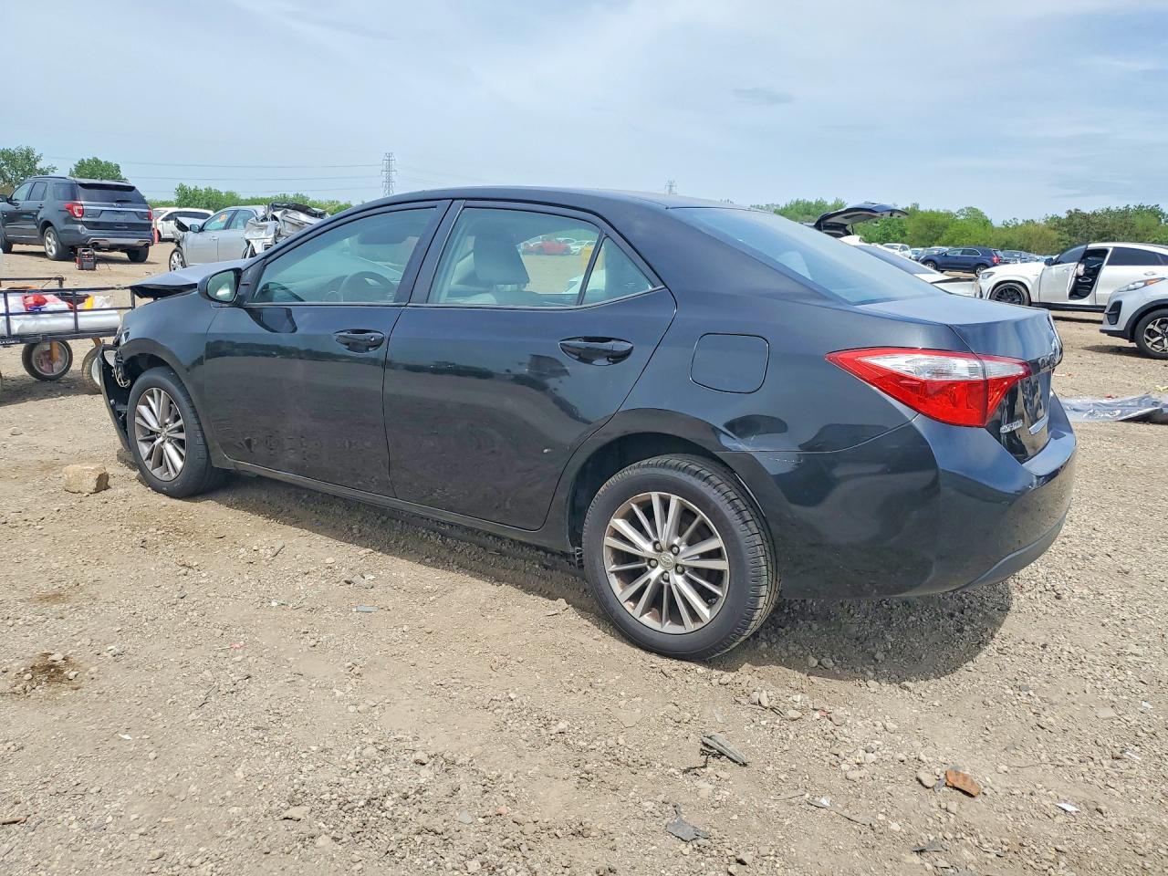 2015 Toyota Corolla Le Plus Black vin: 2T1BURHE2FC424909