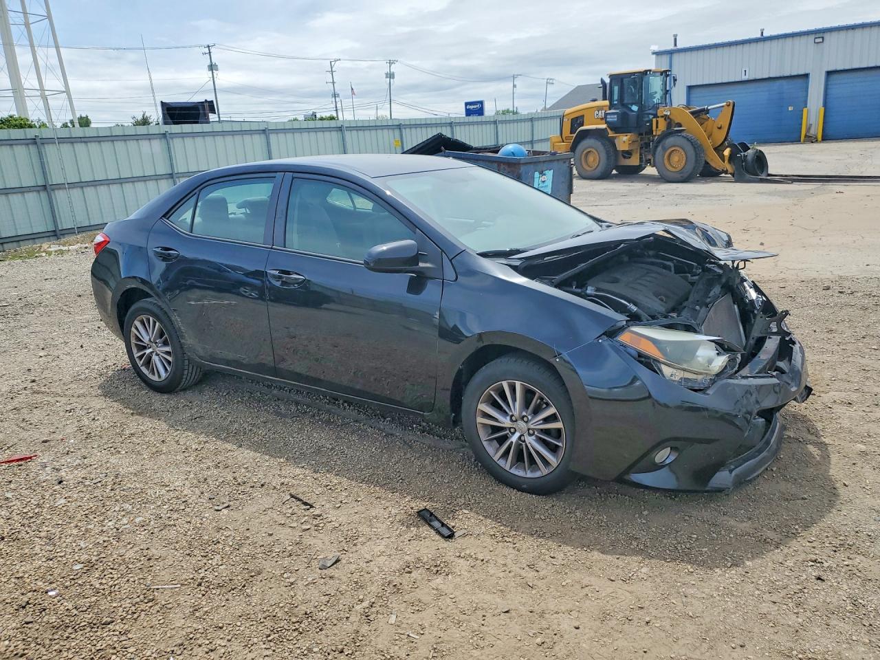 2015 Toyota Corolla Le Plus Black vin: 2T1BURHE2FC424909