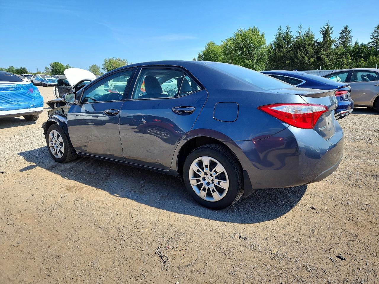 2015 Toyota Corolla L Charcoal vin: 2T1BURHE2FC432184