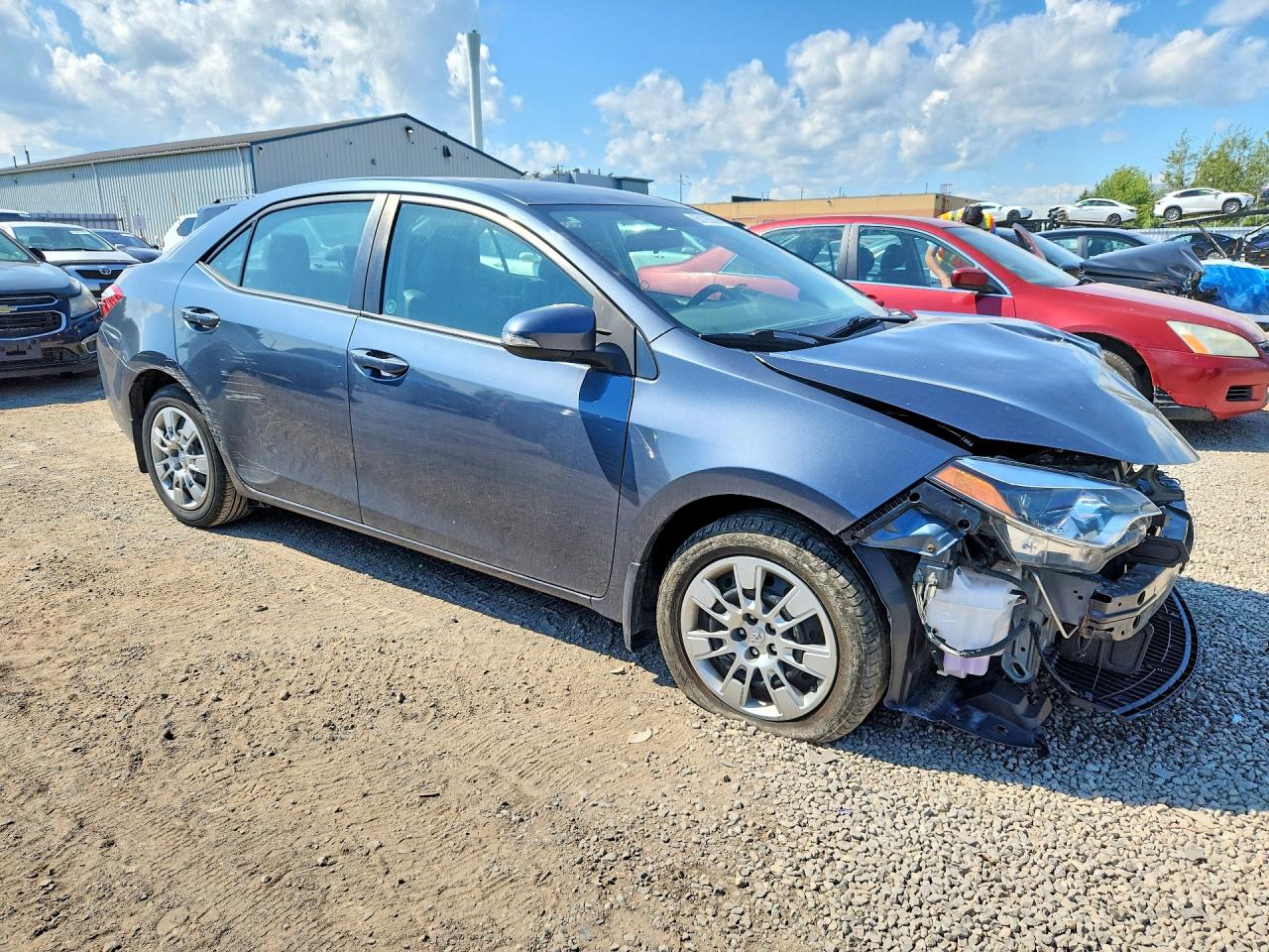 2015 Toyota Corolla L Charcoal vin: 2T1BURHE2FC432184
