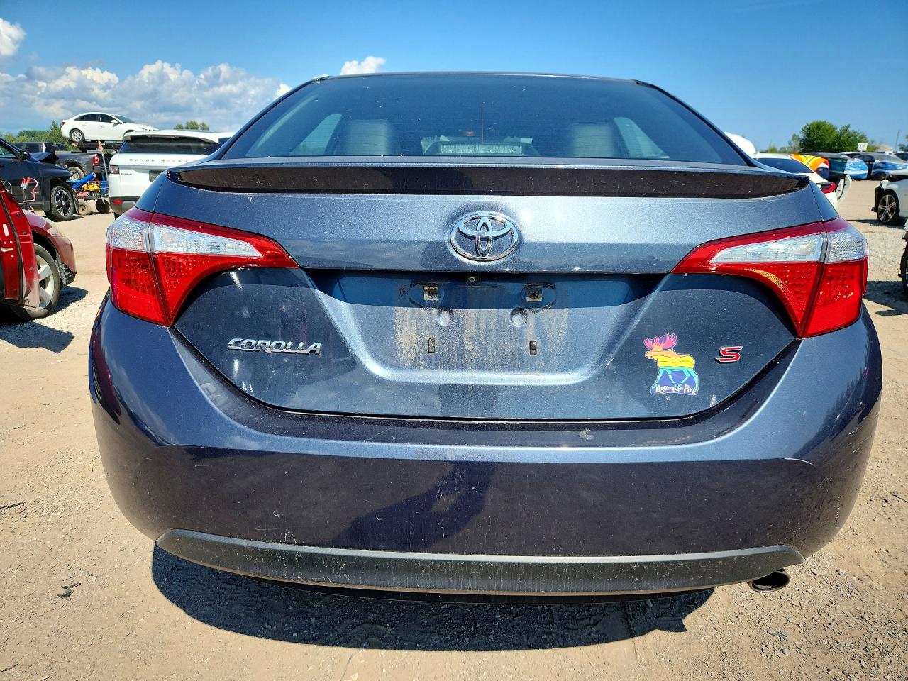 2015 Toyota Corolla L Charcoal vin: 2T1BURHE2FC432184