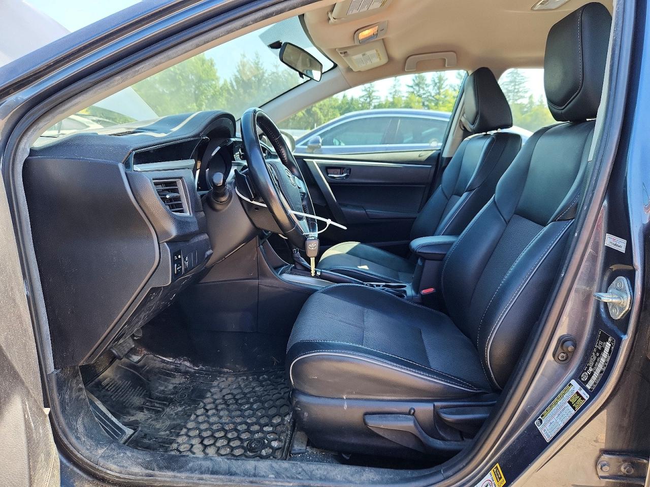 2015 Toyota Corolla L Charcoal vin: 2T1BURHE2FC432184
