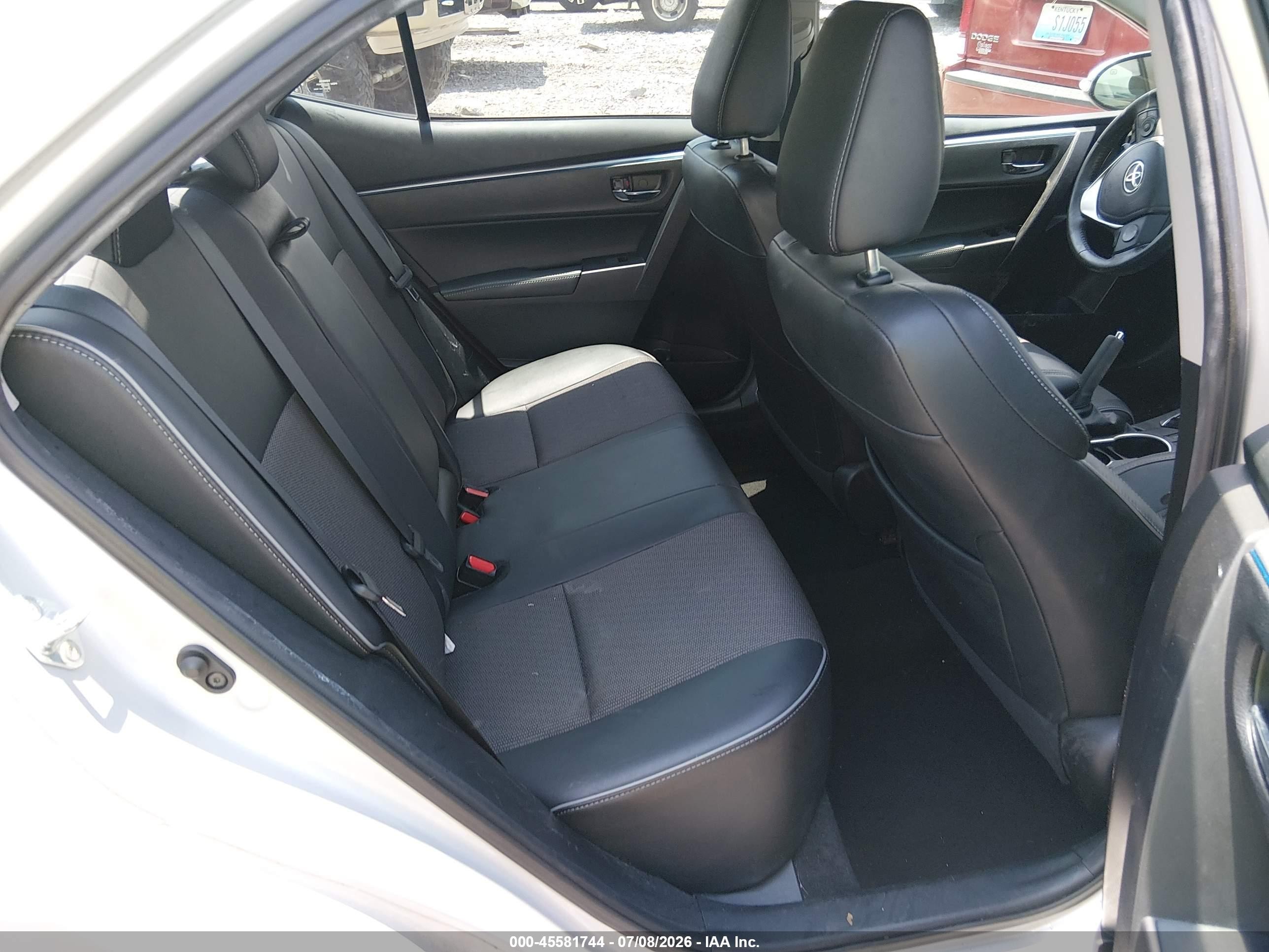 2015 Toyota Corolla S Plus Gray vin: 2T1BURHE2FC435666