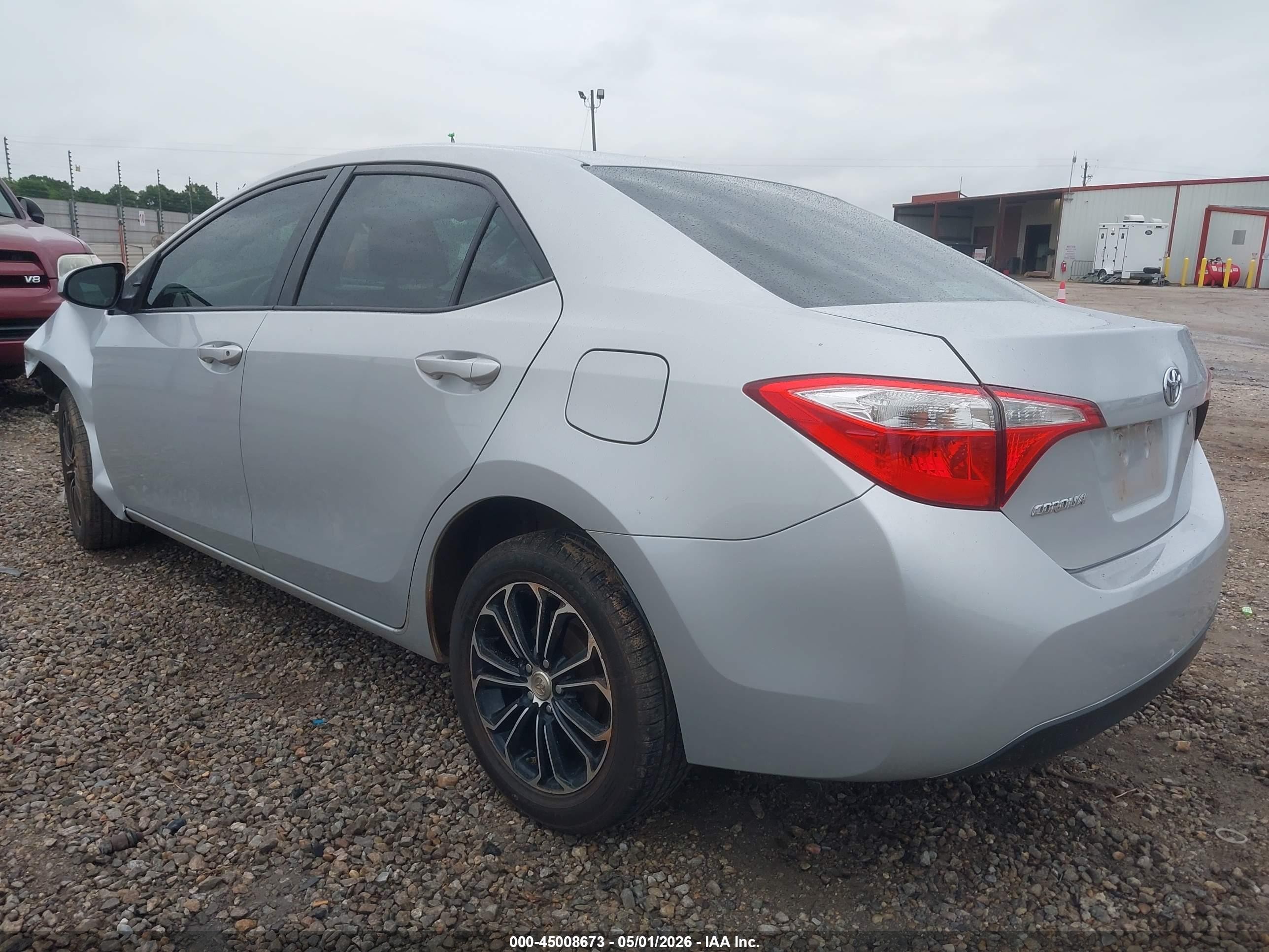 2015 Toyota Corolla L Silver vin: 2T1BURHE2FC436591