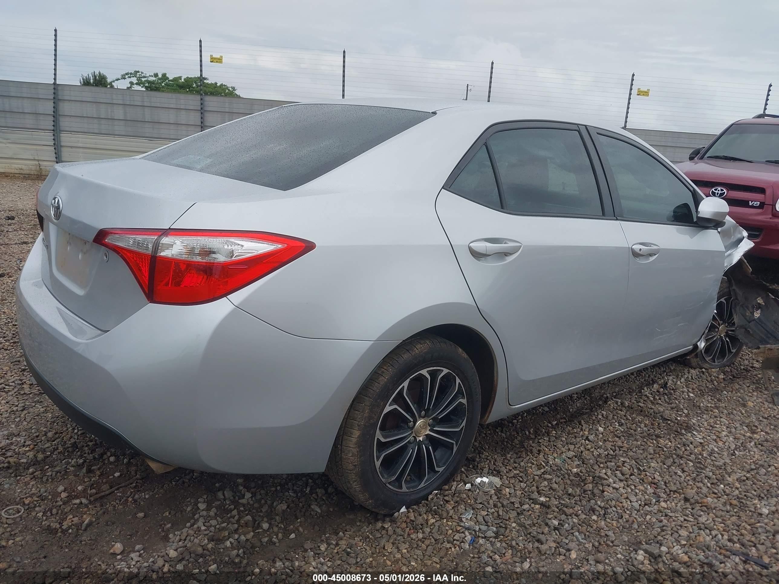 2015 Toyota Corolla L Silver vin: 2T1BURHE2FC436591