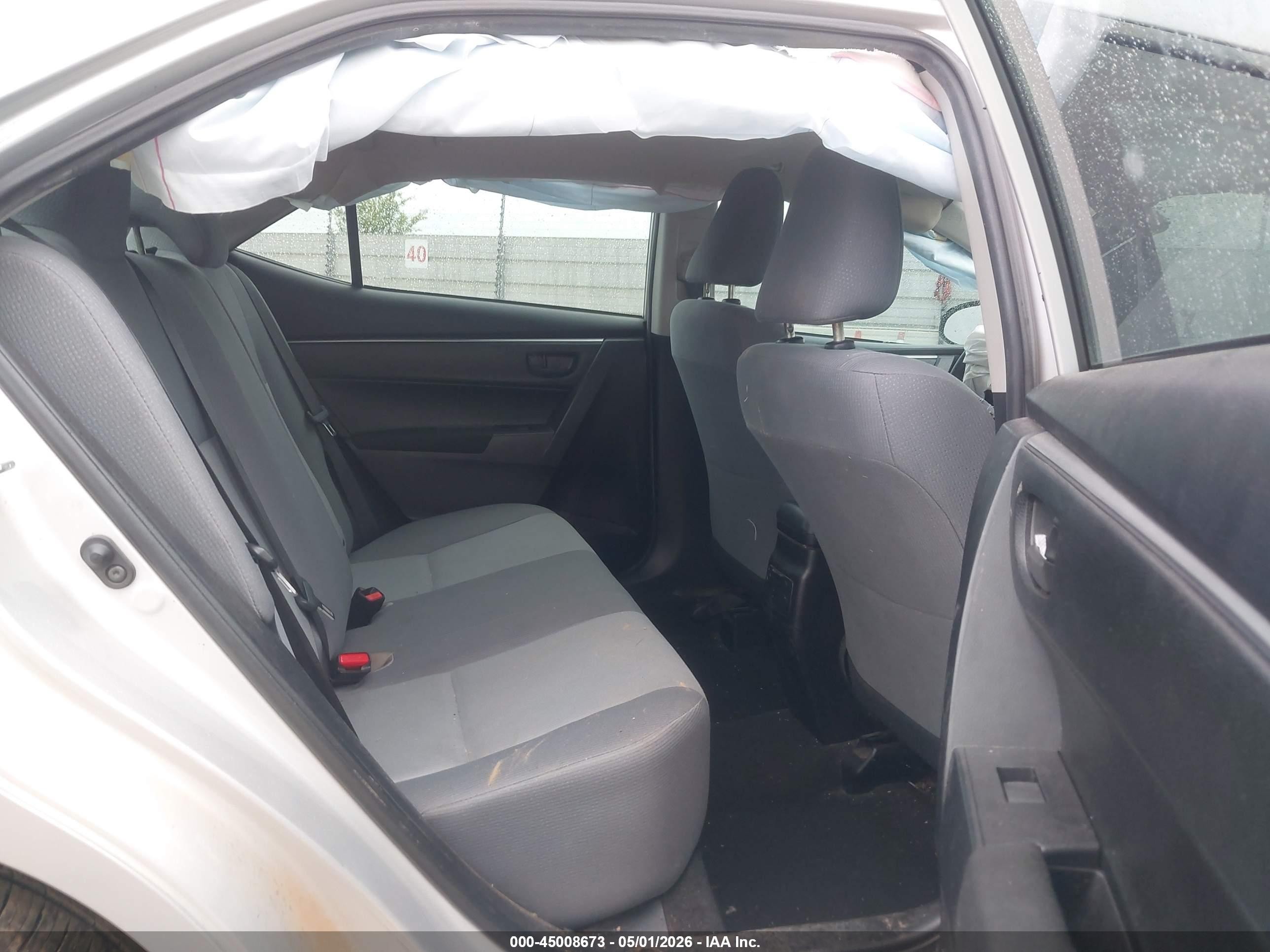 2015 Toyota Corolla L Silver vin: 2T1BURHE2FC436591