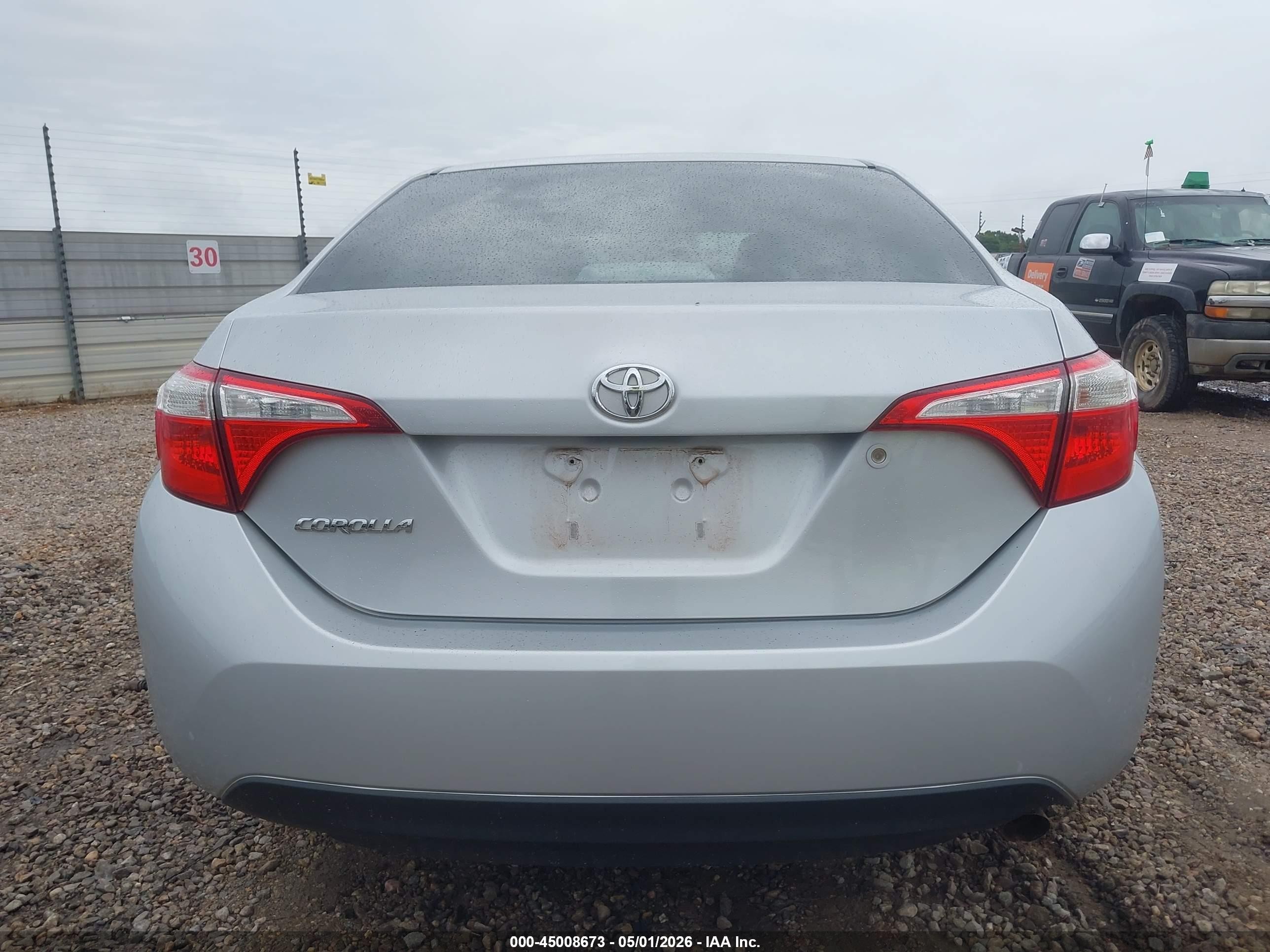 2015 Toyota Corolla L Silver vin: 2T1BURHE2FC436591