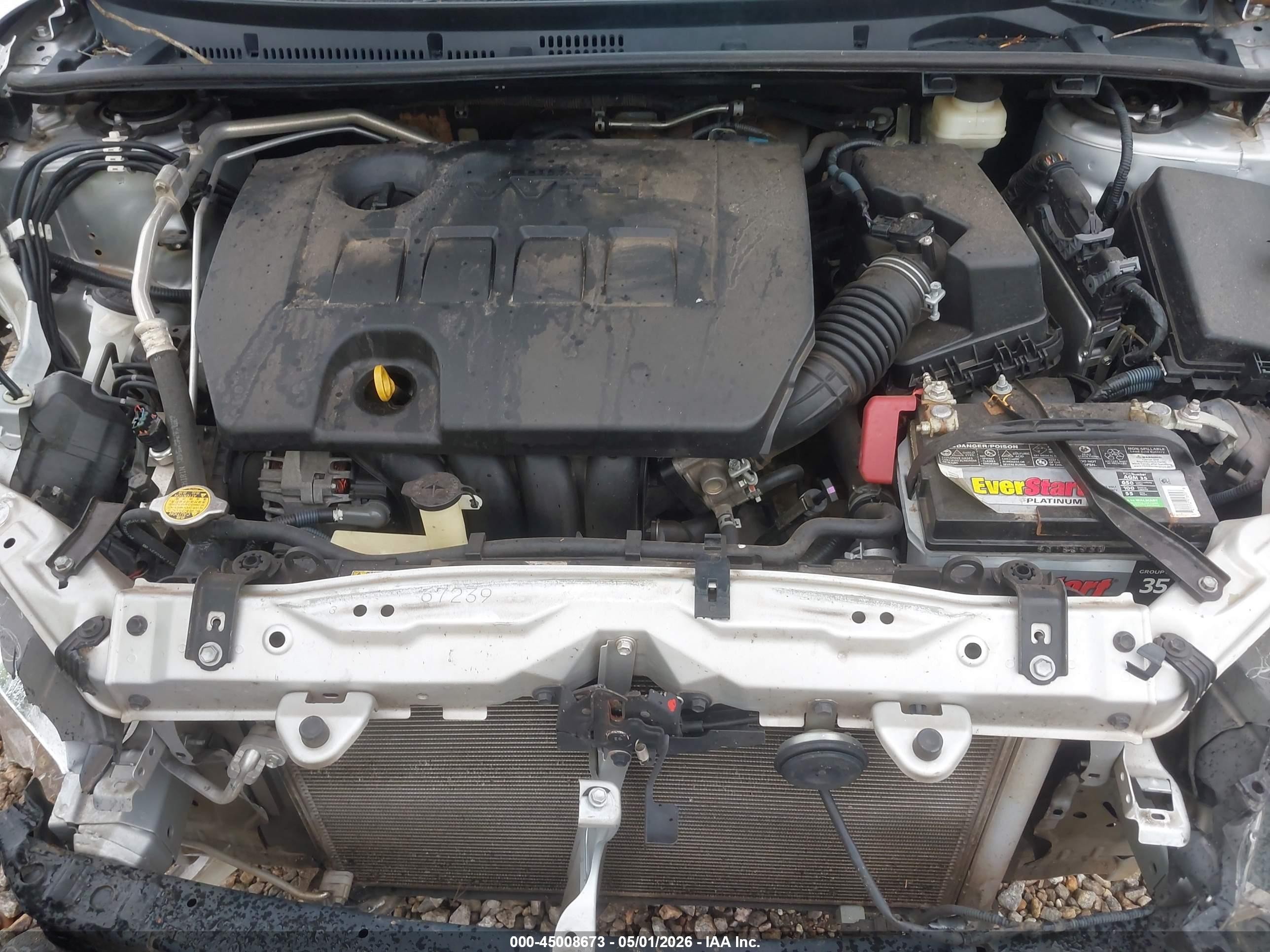 2015 Toyota Corolla L Silver vin: 2T1BURHE2FC436591