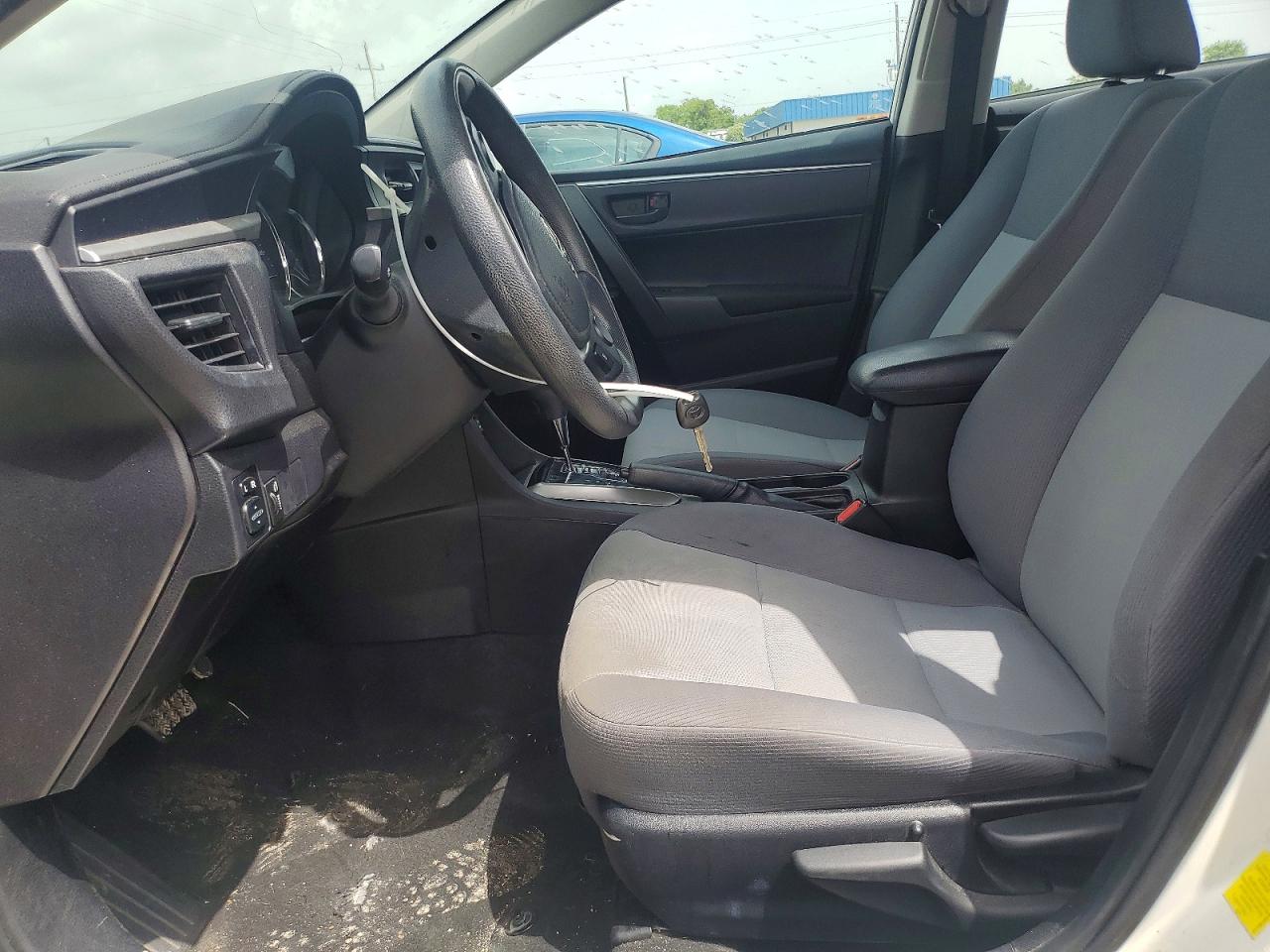 2015 Toyota Corolla L White vin: 2T1BURHE2FC438146