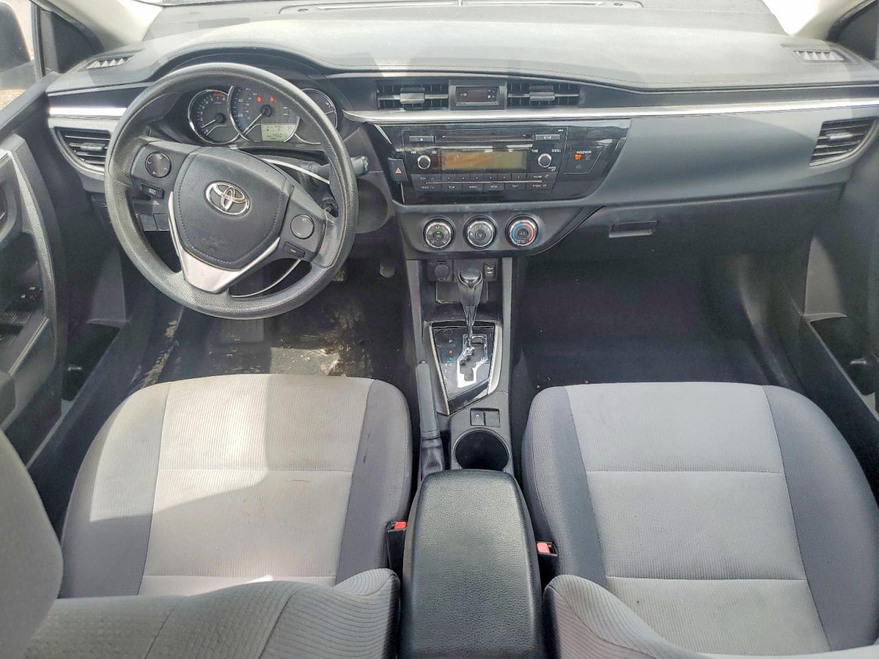 2015 Toyota Corolla L White vin: 2T1BURHE2FC438146