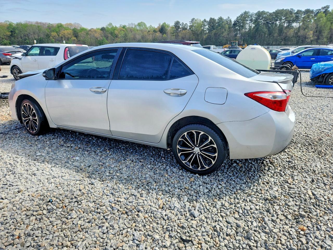 2015 Toyota Corolla S Plus Silver vin: 2T1BURHE2FC440270