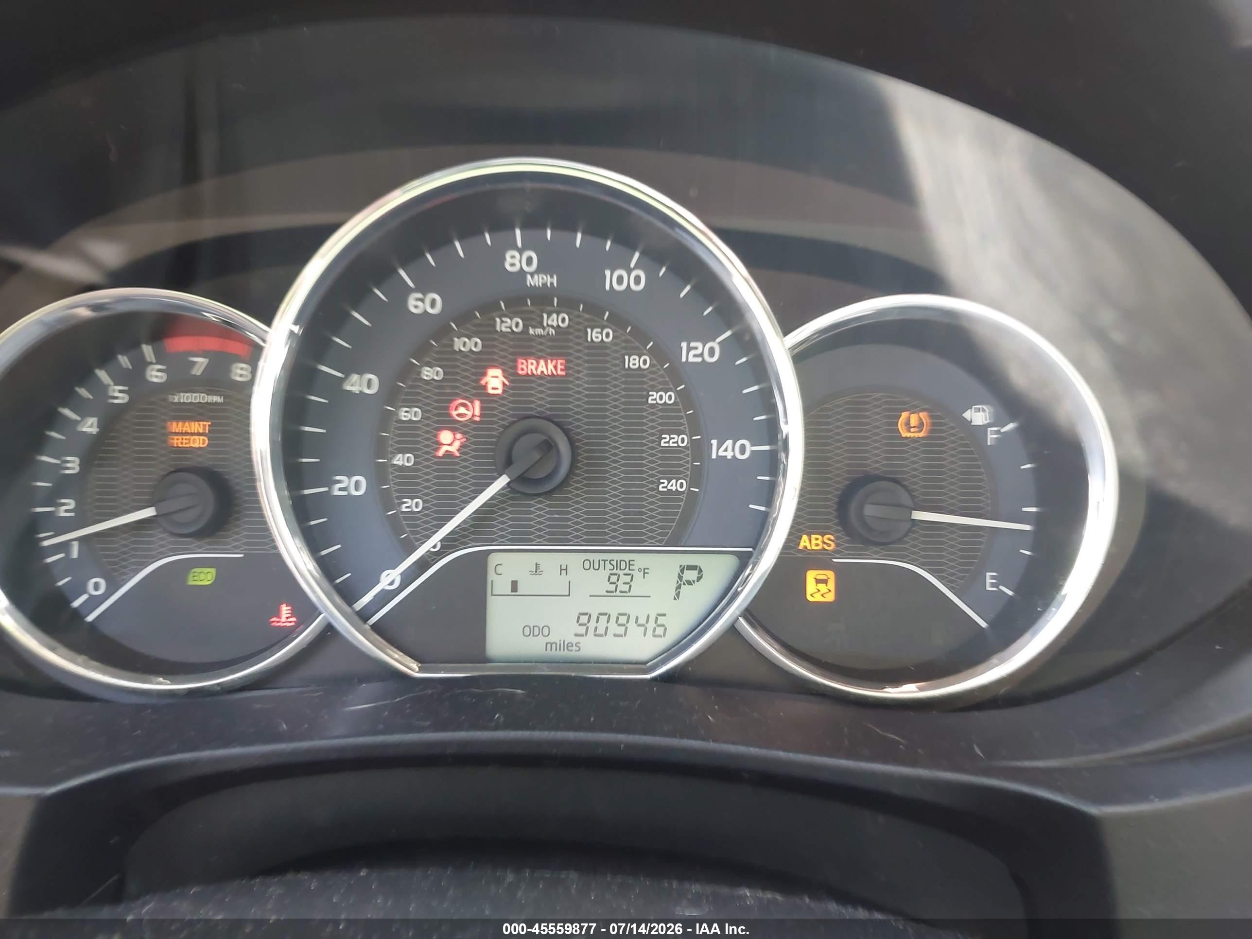 2015 Toyota Corolla Le Белый vin: 2T1BURHE2FC451172