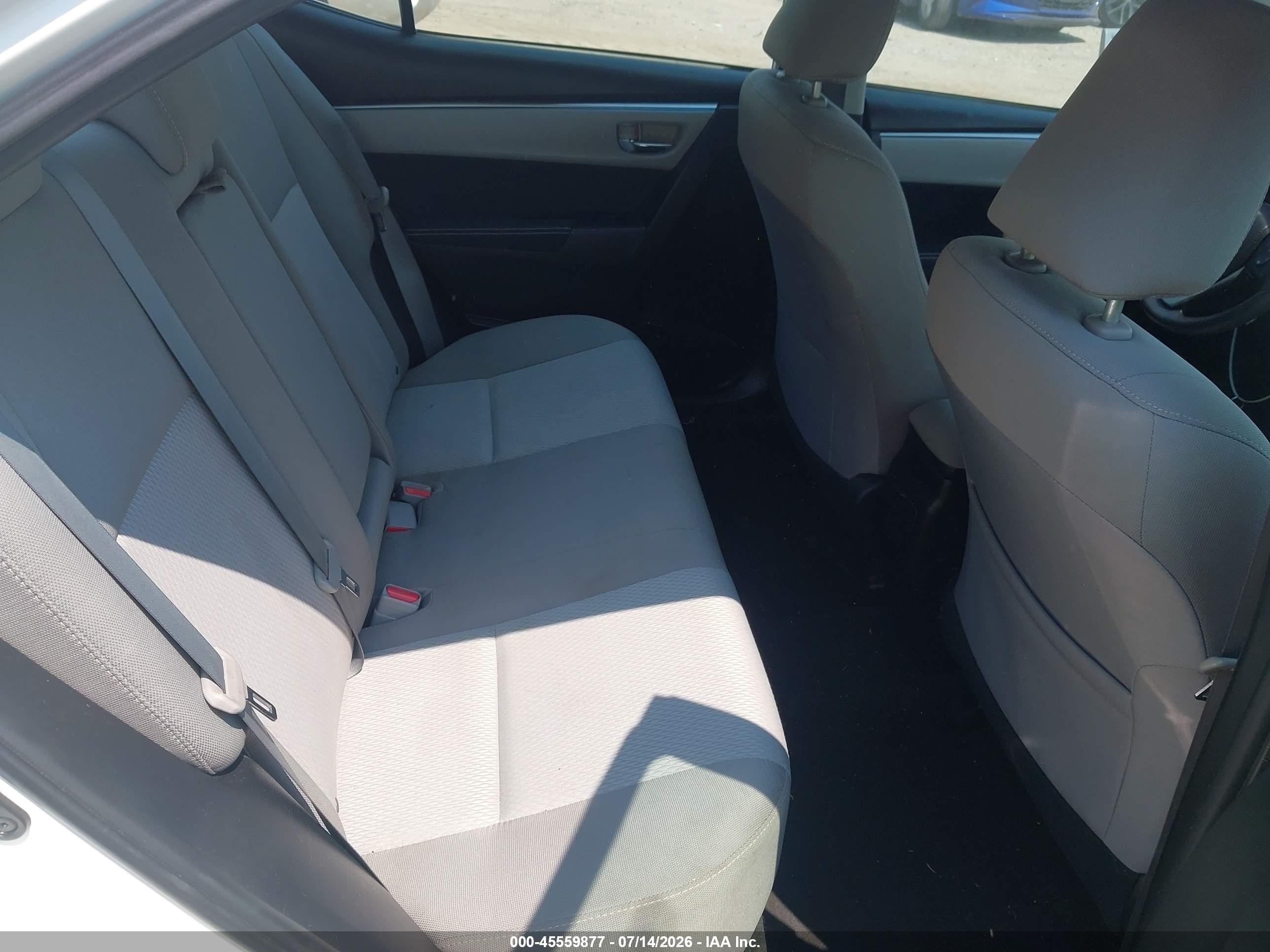 2015 Toyota Corolla Le Белый vin: 2T1BURHE2FC451172