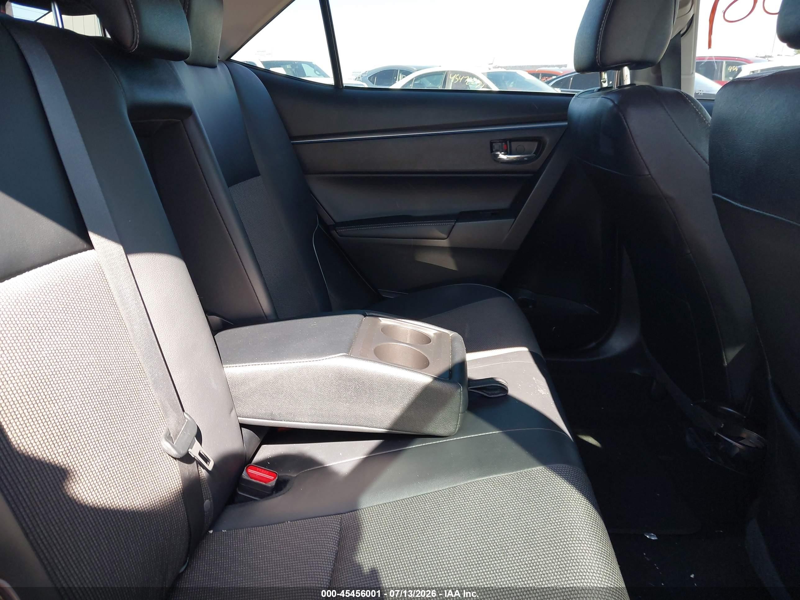 2015 Toyota Corolla S Plus Red vin: 2T1BURHE2FC451446
