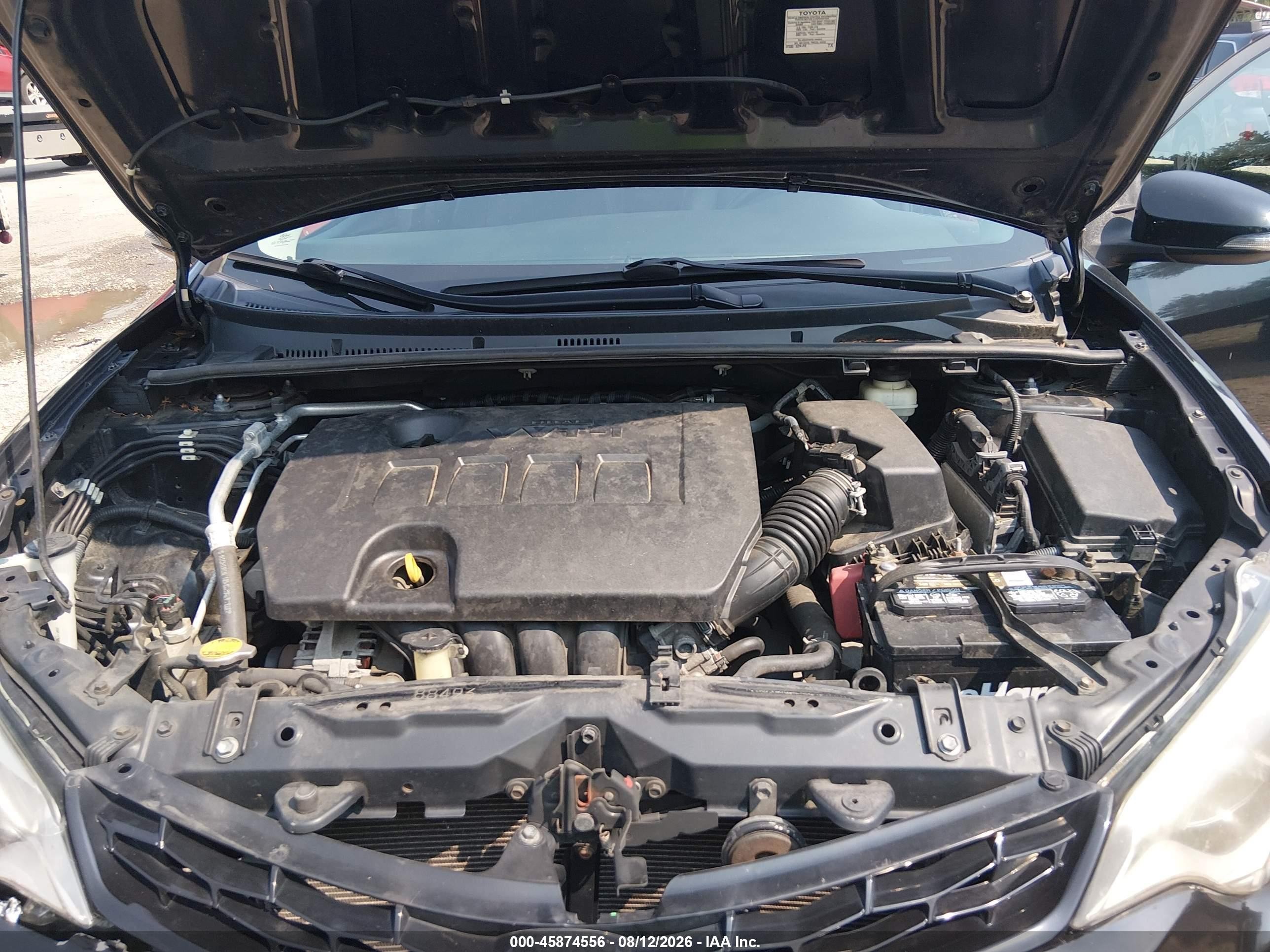 2015 Toyota Corolla S Plus Black vin: 2T1BURHE2FC457845