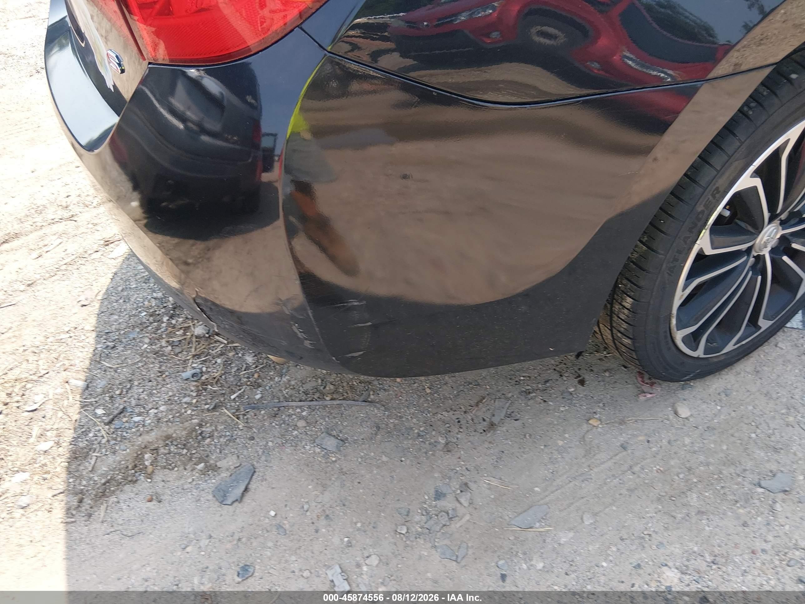 2015 Toyota Corolla S Plus Black vin: 2T1BURHE2FC457845