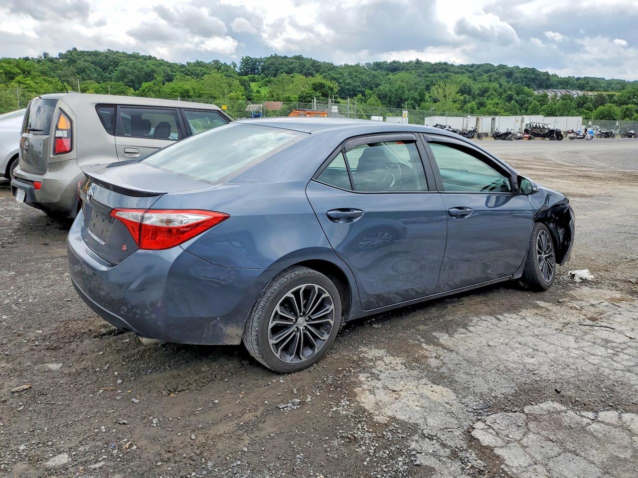 2015 Toyota Corolla S Plus Gray vin: 2T1BURHE2FC466030