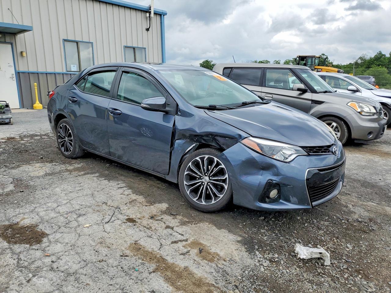 2015 Toyota Corolla S Plus Gray vin: 2T1BURHE2FC466030