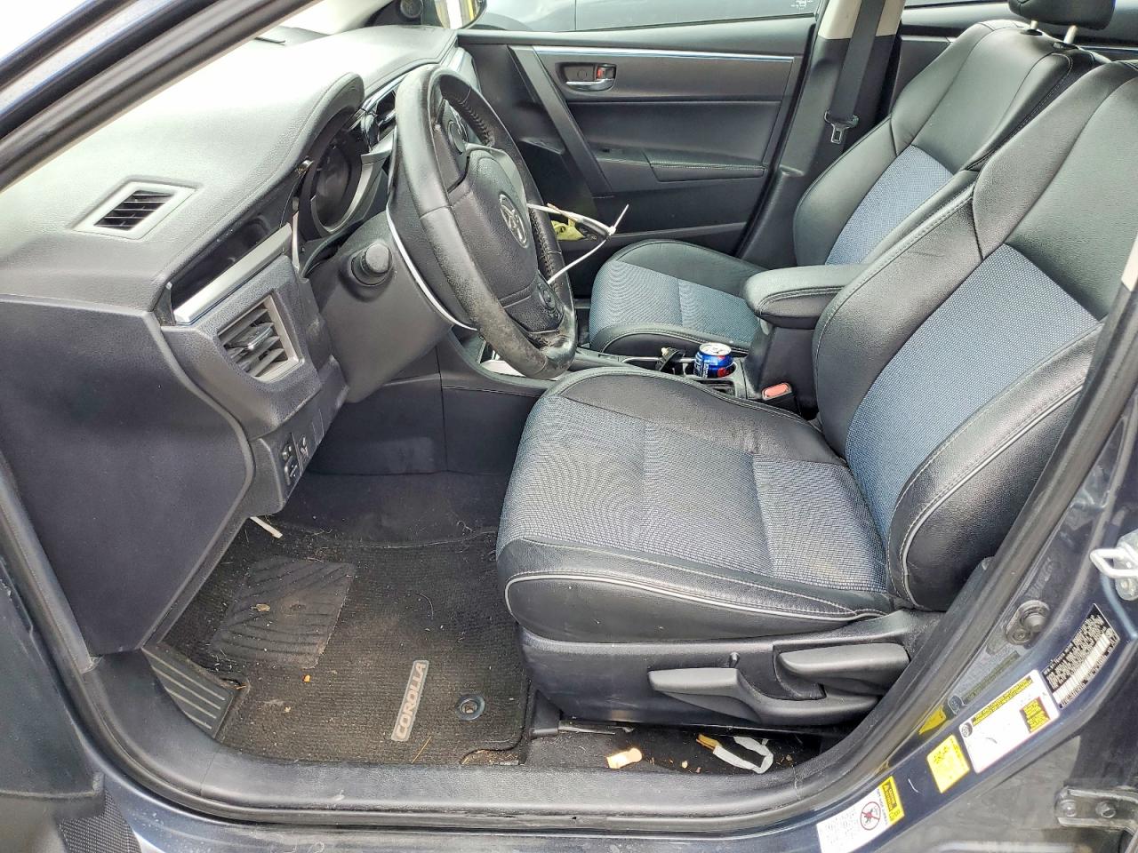 2015 Toyota Corolla S Plus Gray vin: 2T1BURHE2FC466030