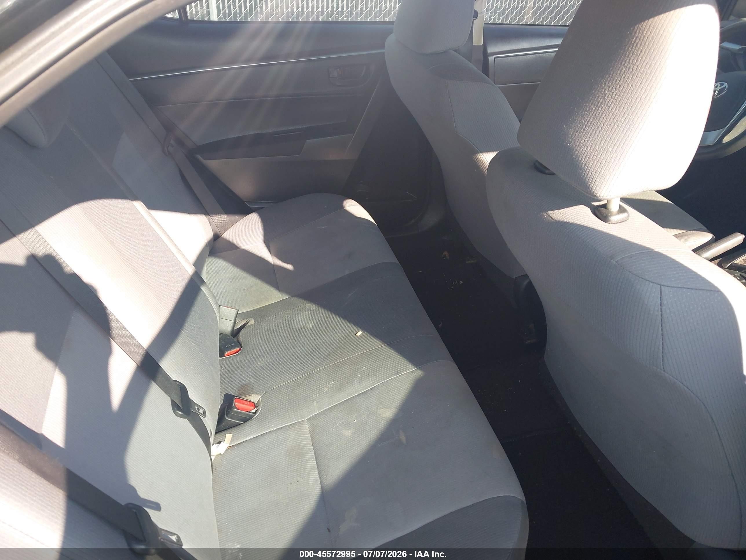 2015 Toyota Corolla L Black vin: 2T1BURHE2FC469297