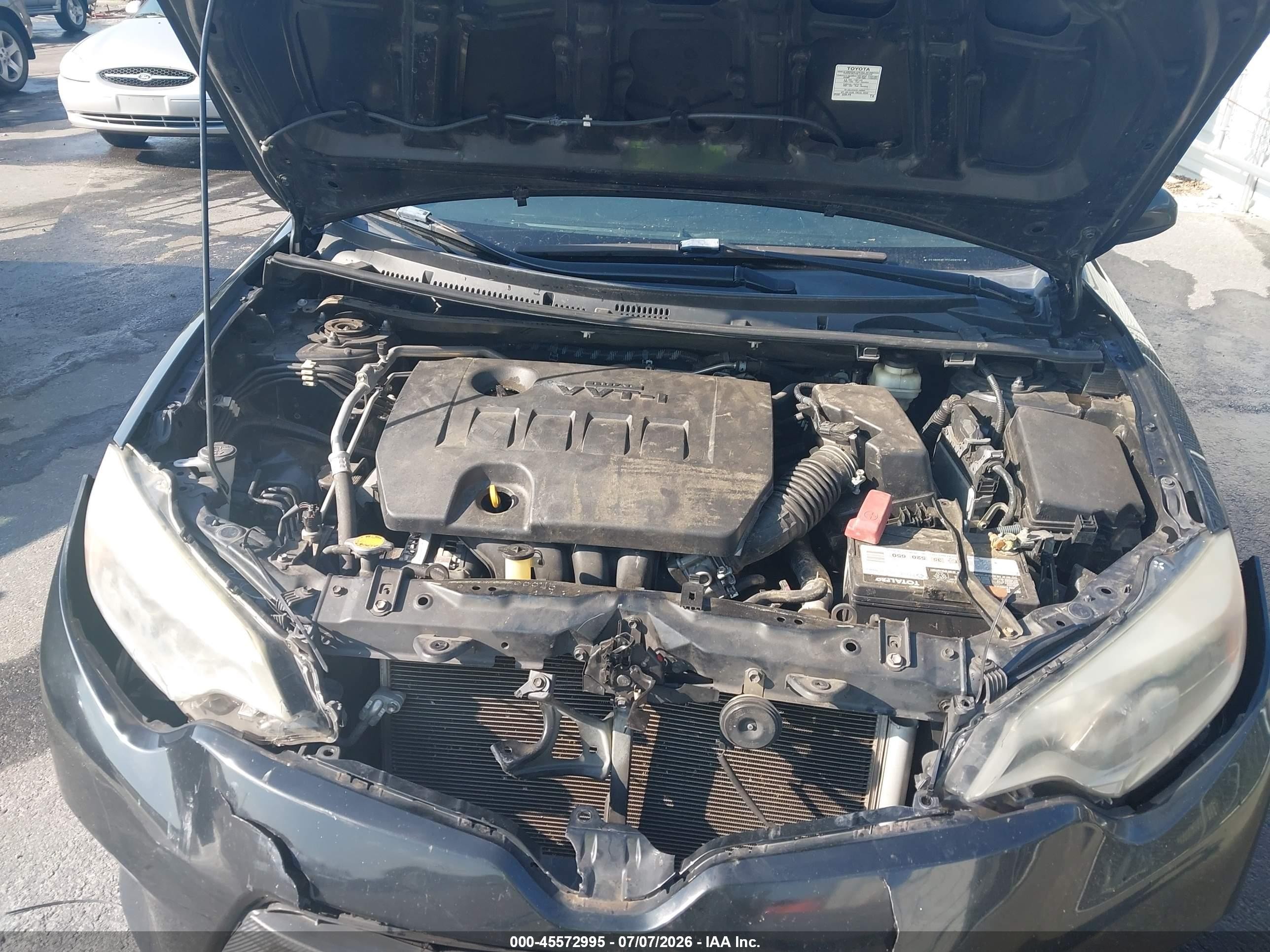 2015 Toyota Corolla L Black vin: 2T1BURHE2FC469297