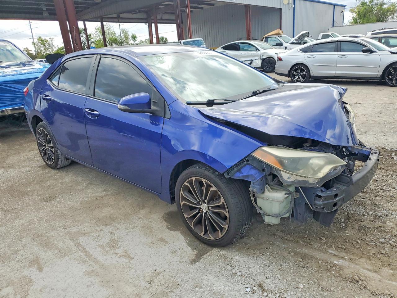 2015 Toyota Corolla S Plus Purple vin: 2T1BURHE2FC473656