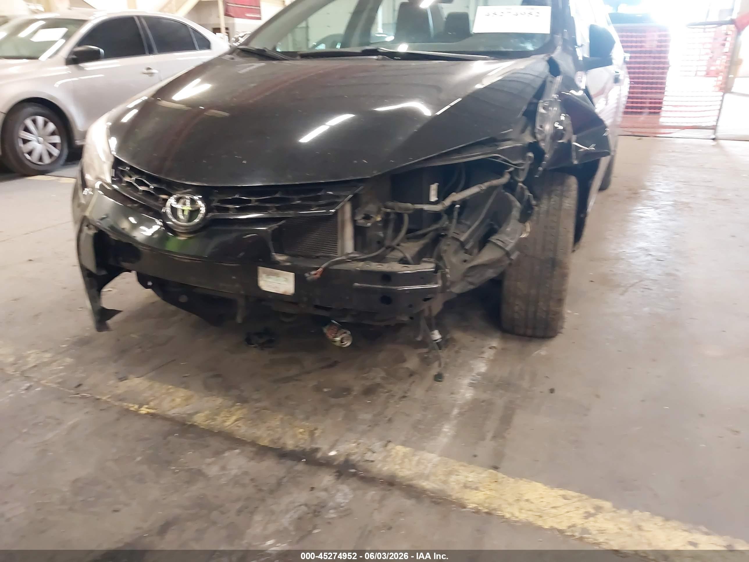 2015 Toyota Corolla S Plus Black vin: 2T1BURHE2FC477979