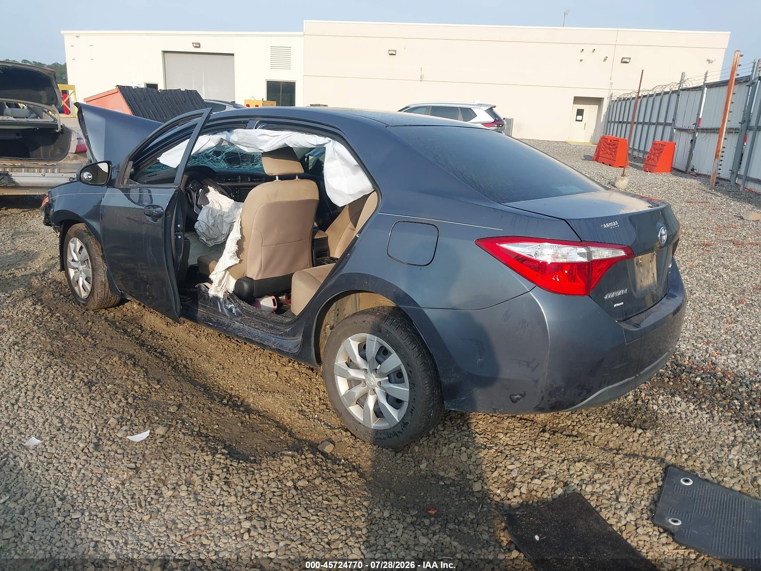 2015 Toyota Corolla Le Blue vin: 2T1BURHE2FC478825