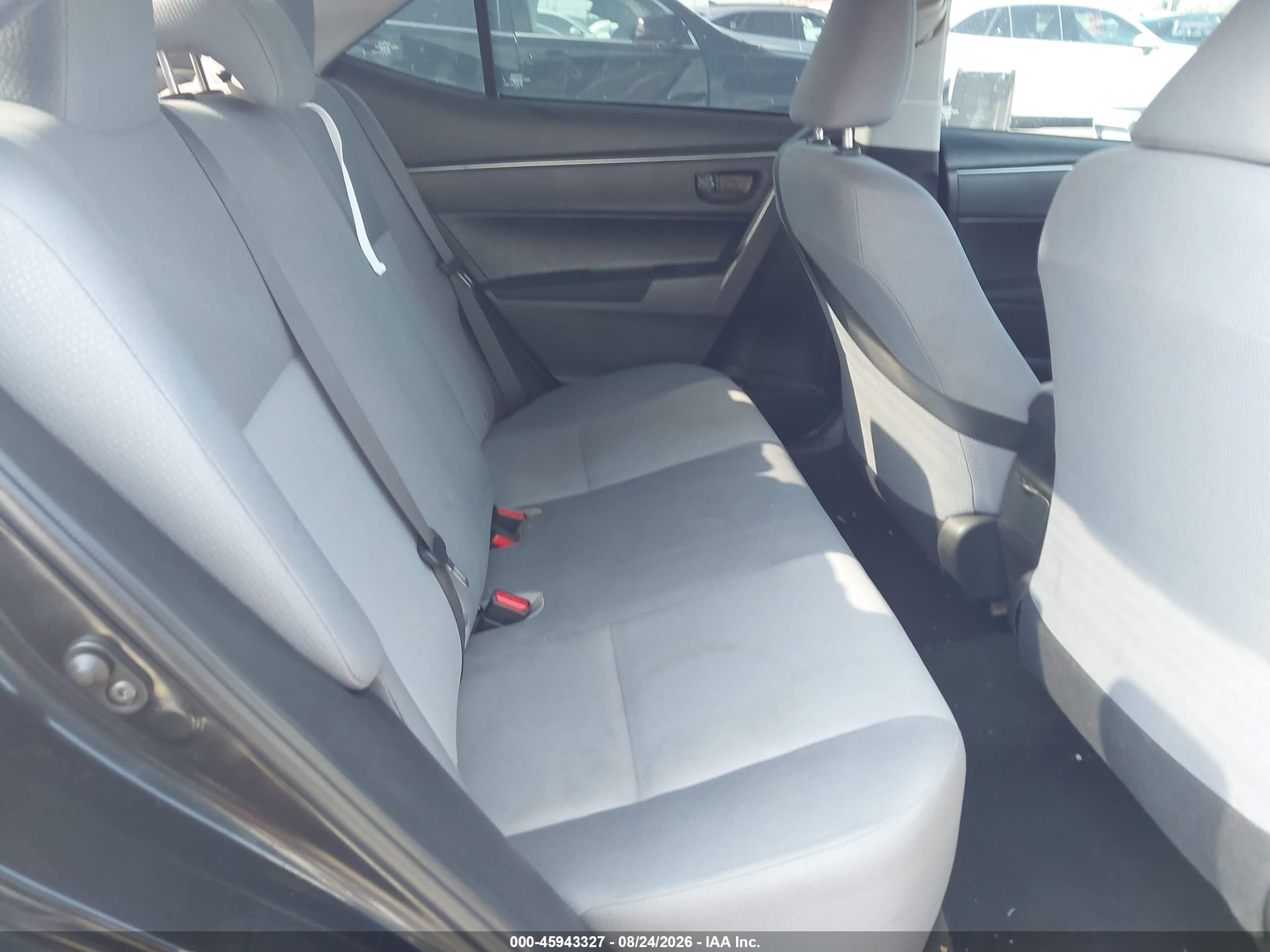2016 Toyota Corolla L Black vin: 2T1BURHE2GC482861