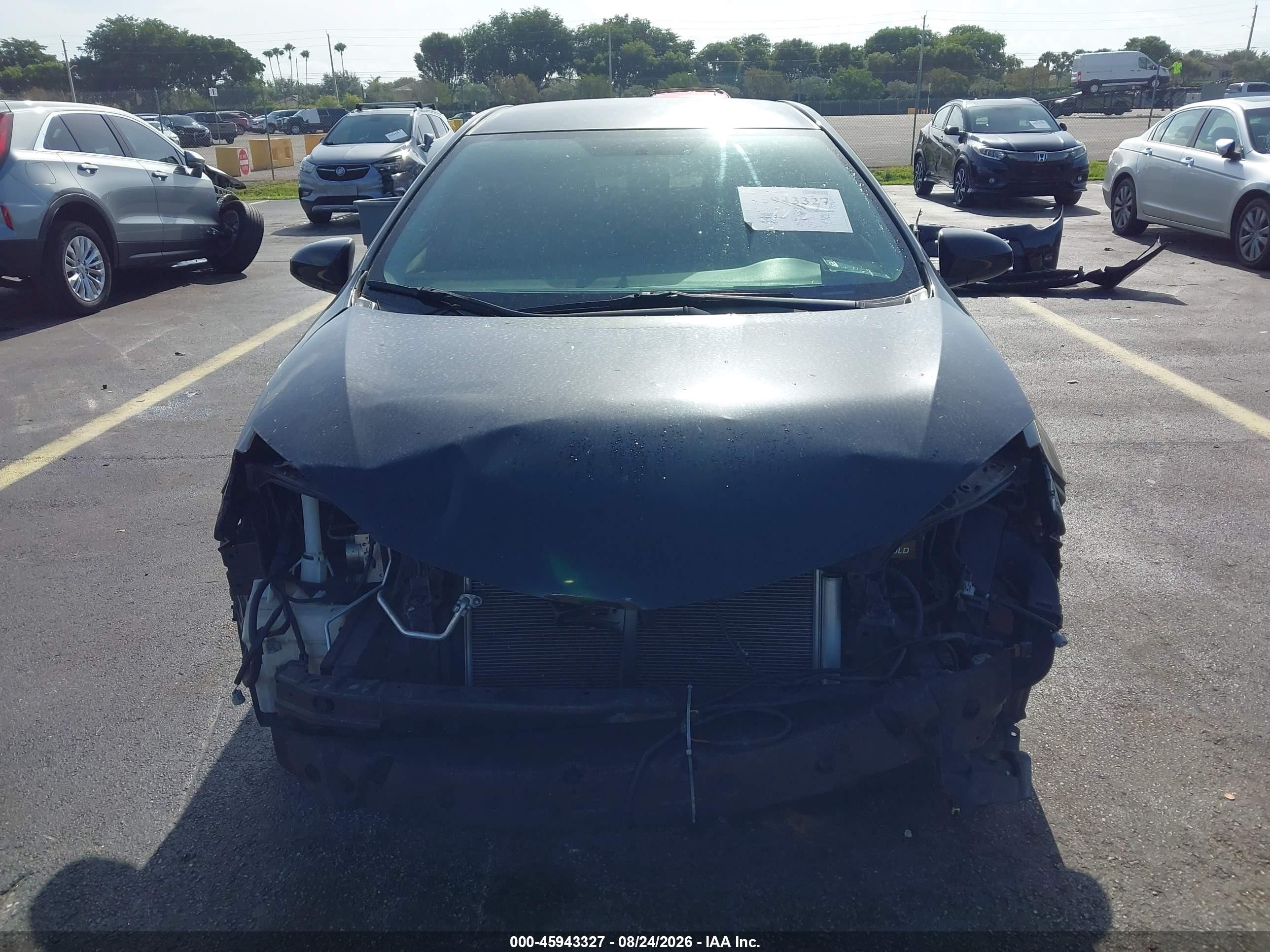 2016 Toyota Corolla L Black vin: 2T1BURHE2GC482861