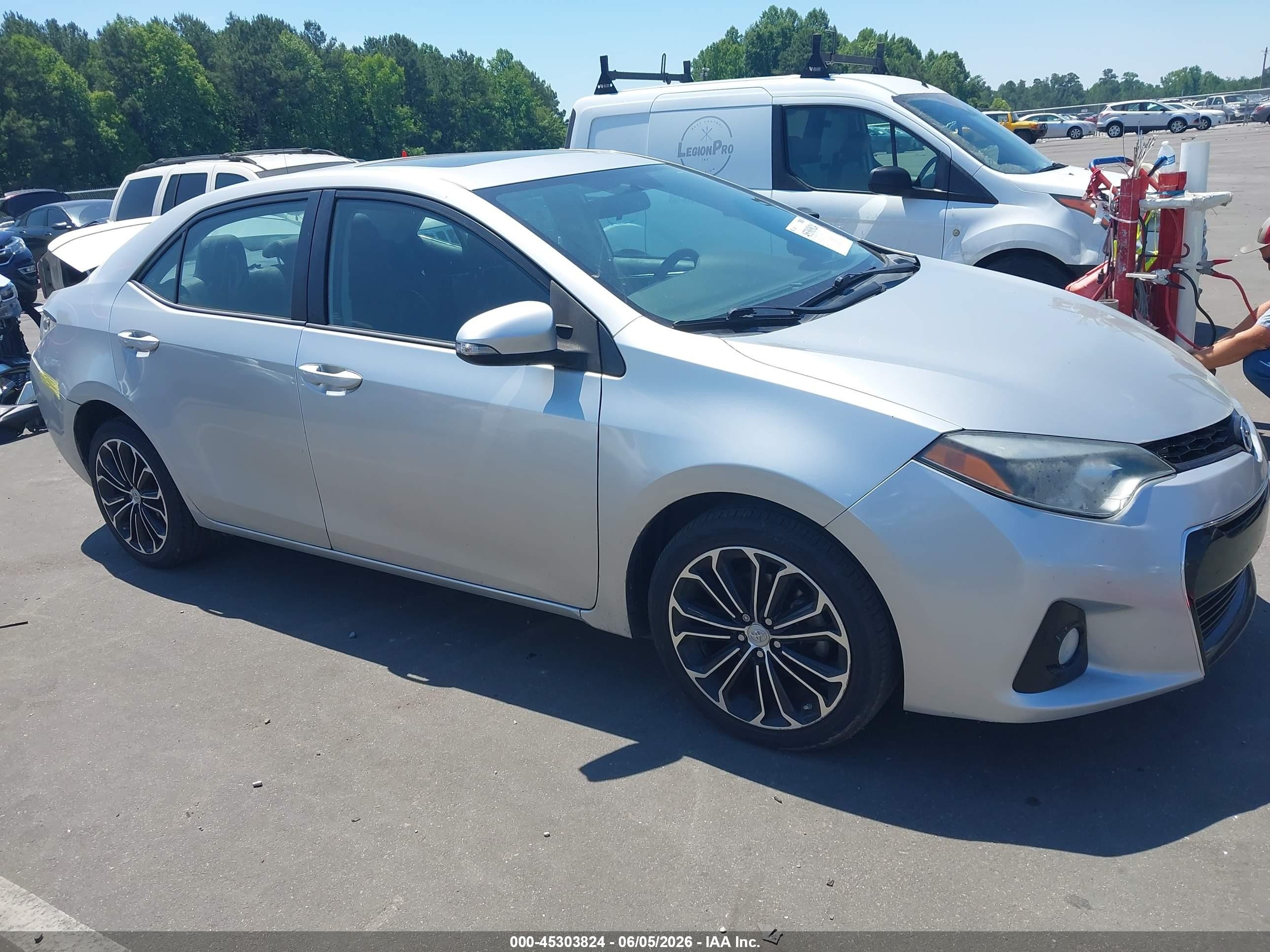 2016 Toyota Corolla S Plus Gray vin: 2T1BURHE2GC594883