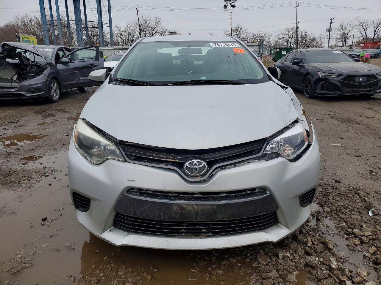 2016 Toyota Corolla L Silver vin: 2T1BURHE2GC636291