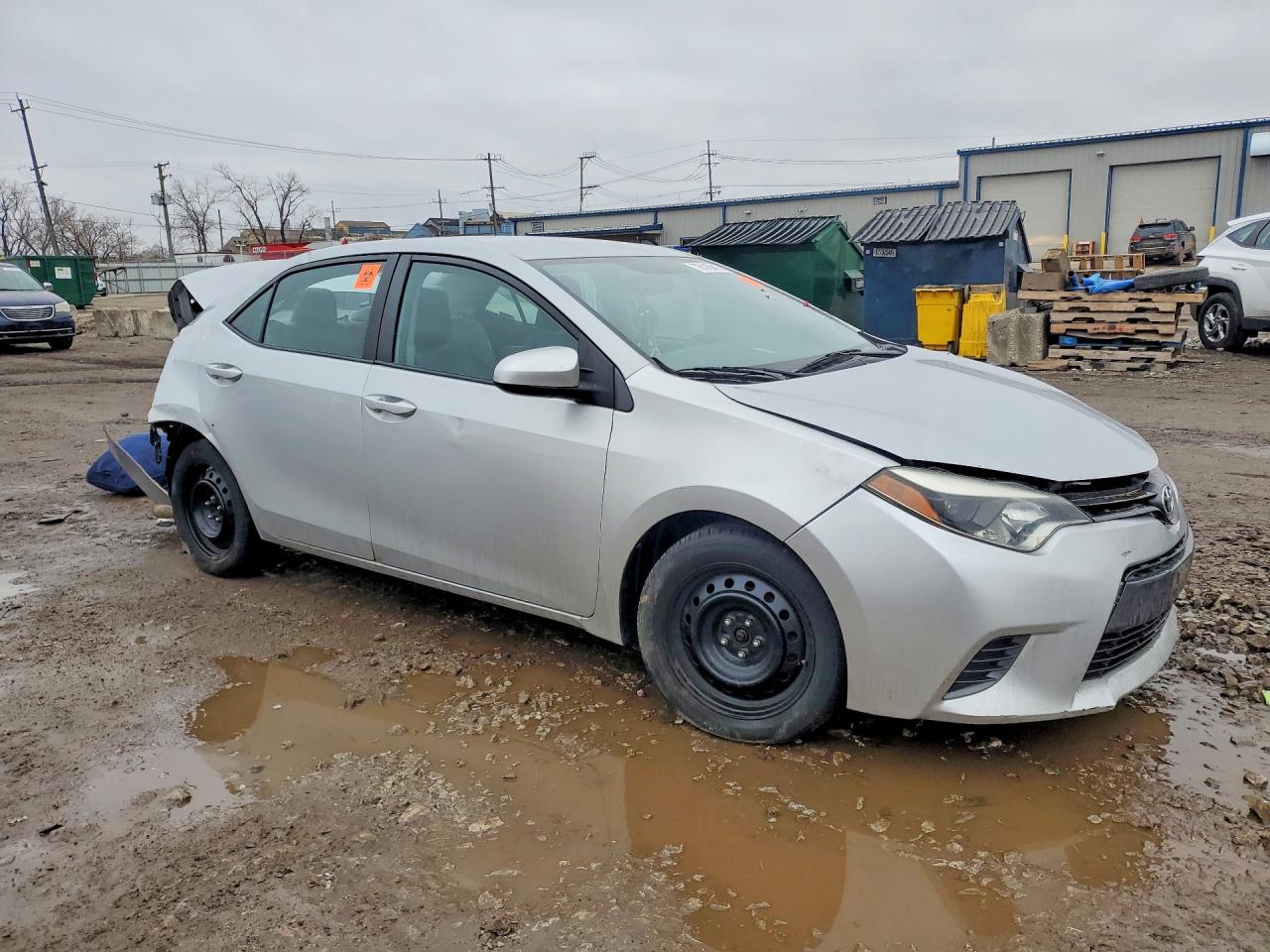 2016 Toyota Corolla L Silver vin: 2T1BURHE2GC636291