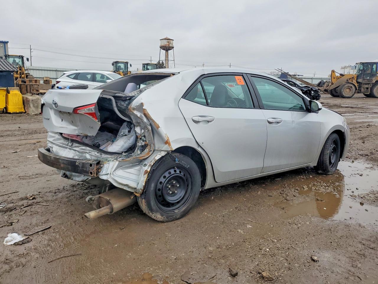 2016 Toyota Corolla L Silver vin: 2T1BURHE2GC636291