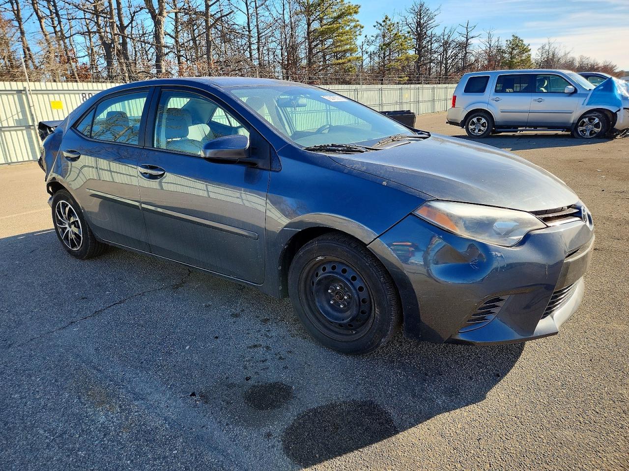2016 Toyota Corolla L Серый vin: 2T1BURHE2GC658324
