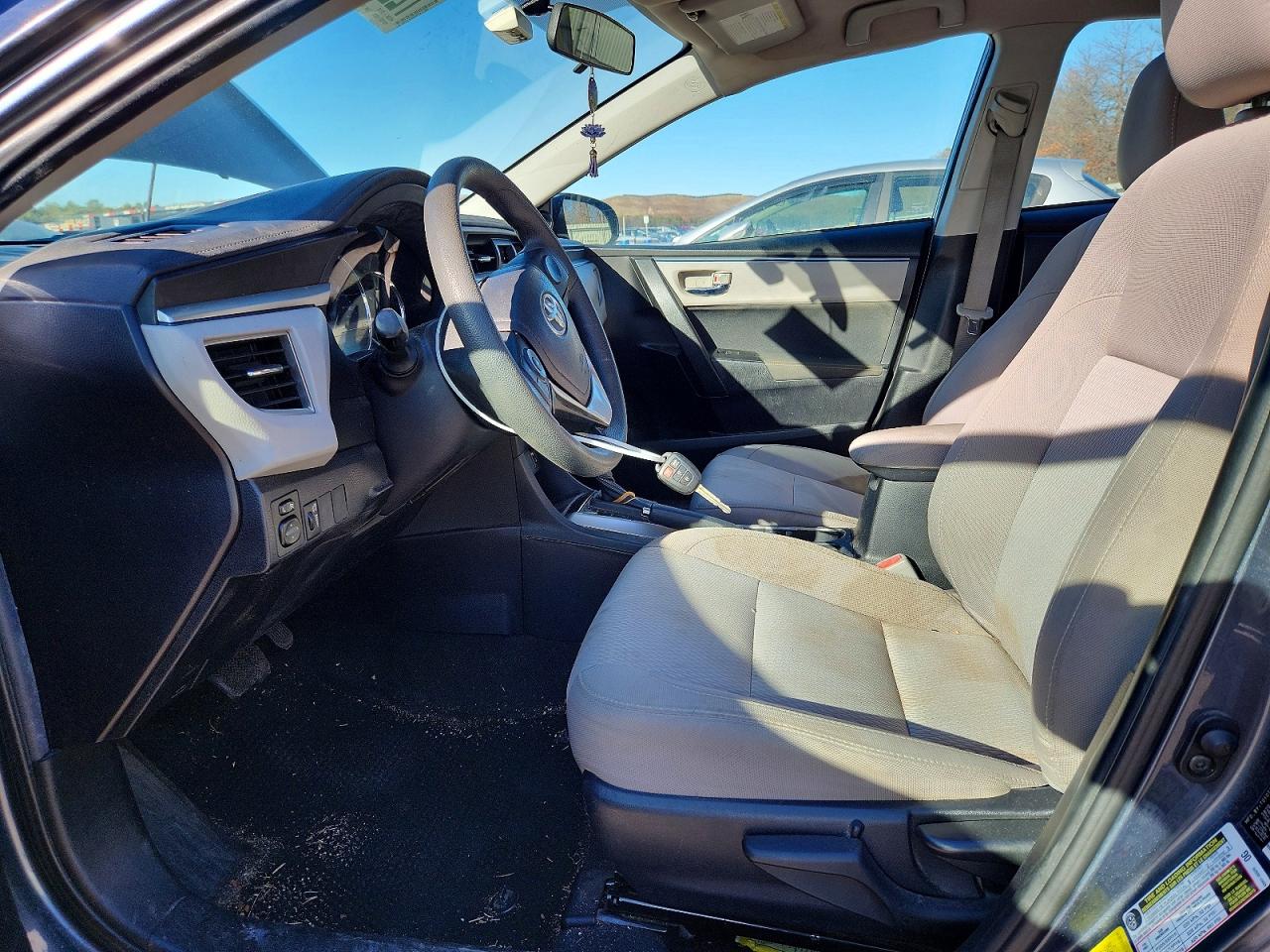 2016 Toyota Corolla L Серый vin: 2T1BURHE2GC658324