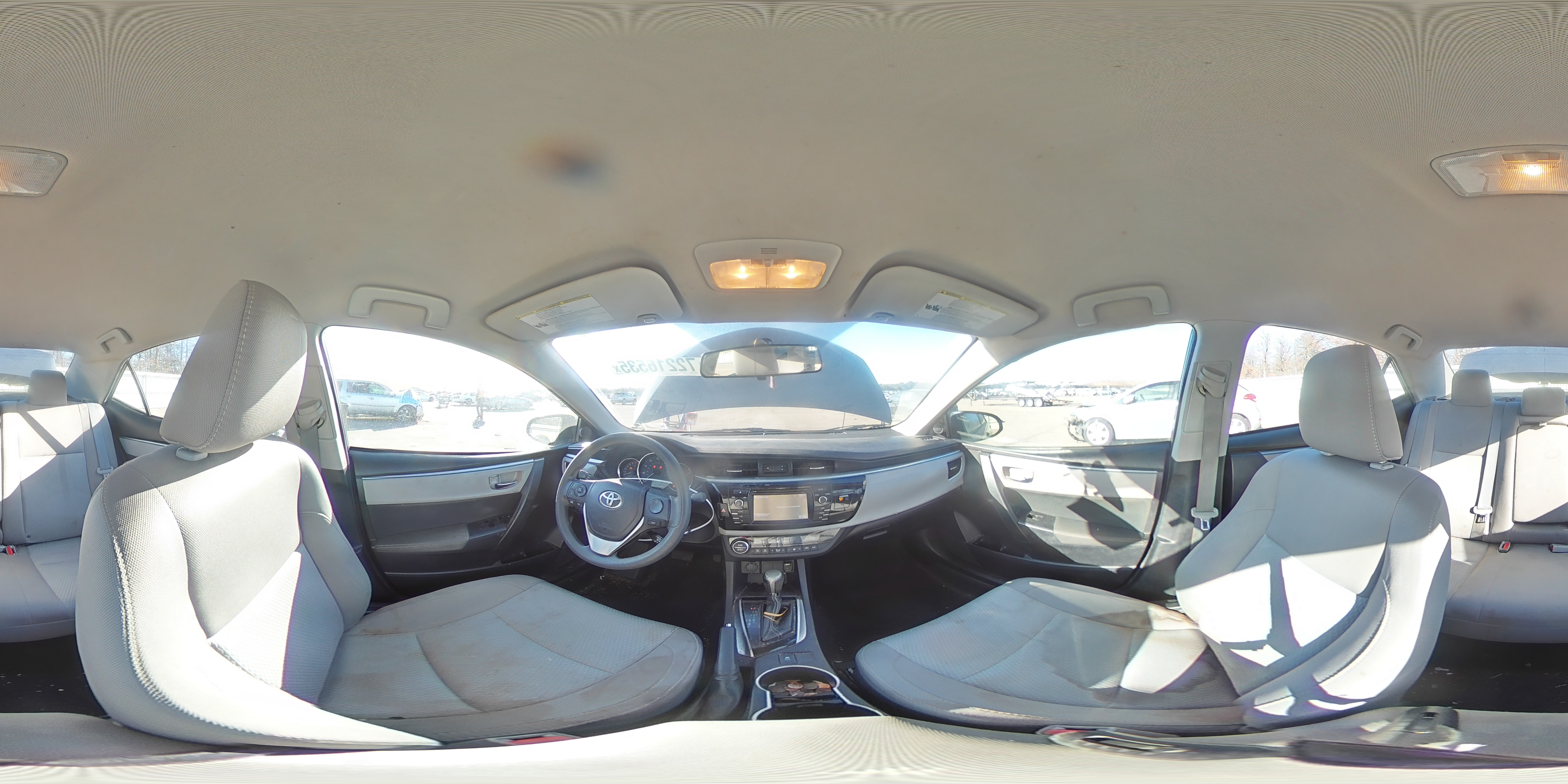 2016 Toyota Corolla L Серый vin: 2T1BURHE2GC658324