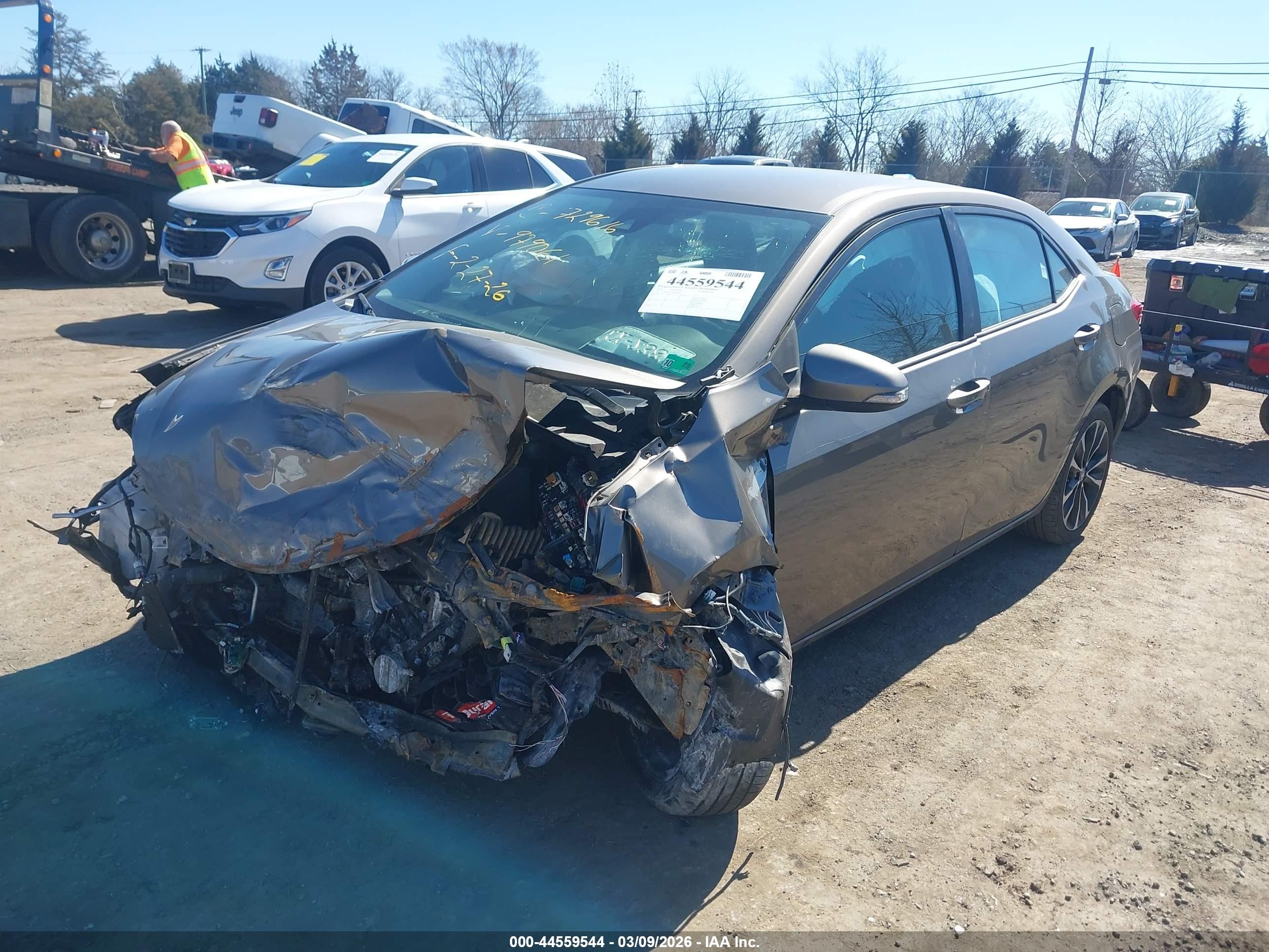 2018 Toyota Corolla Se Gray vin: 2T1BURHE2JC979061