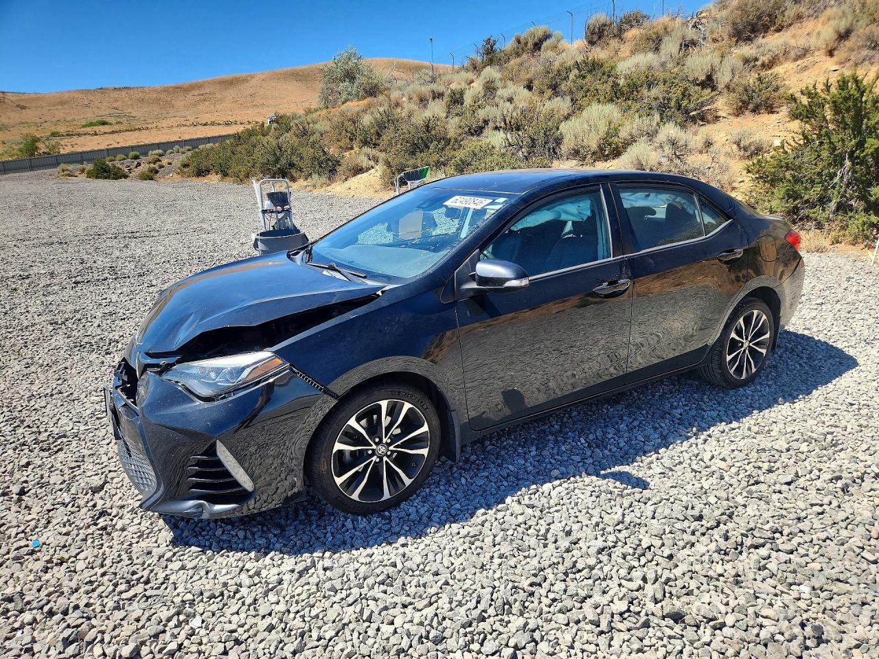 2019 Toyota Corolla Se Black vin: 2T1BURHE2KC153795