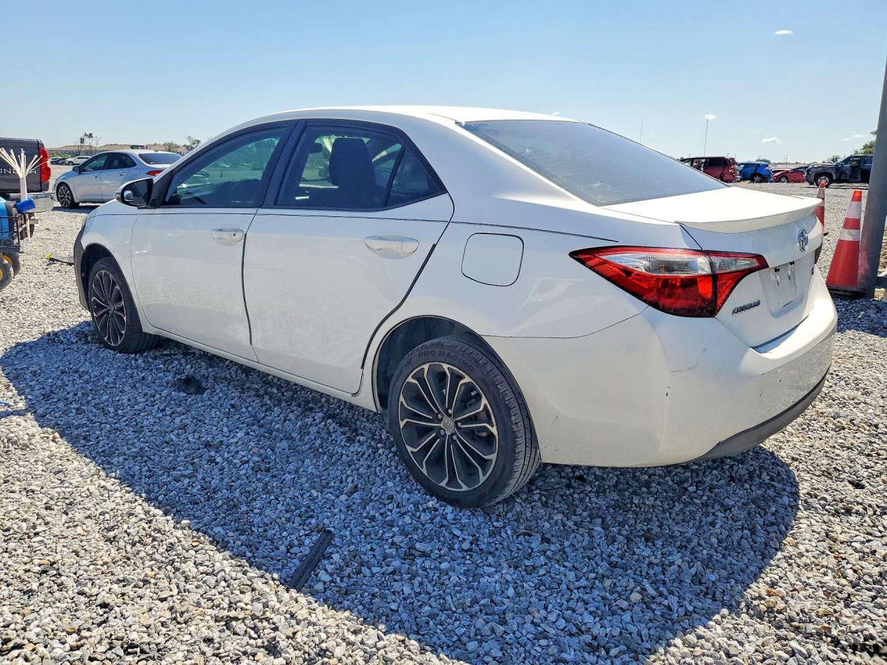 2014 Toyota Corolla S Plus White vin: 2T1BURHE3EC002579