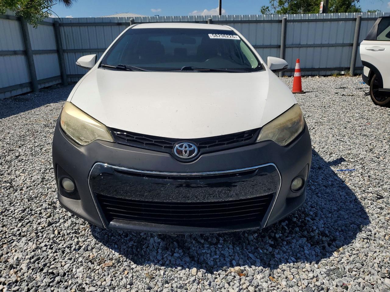 2014 Toyota Corolla S Plus White vin: 2T1BURHE3EC002579