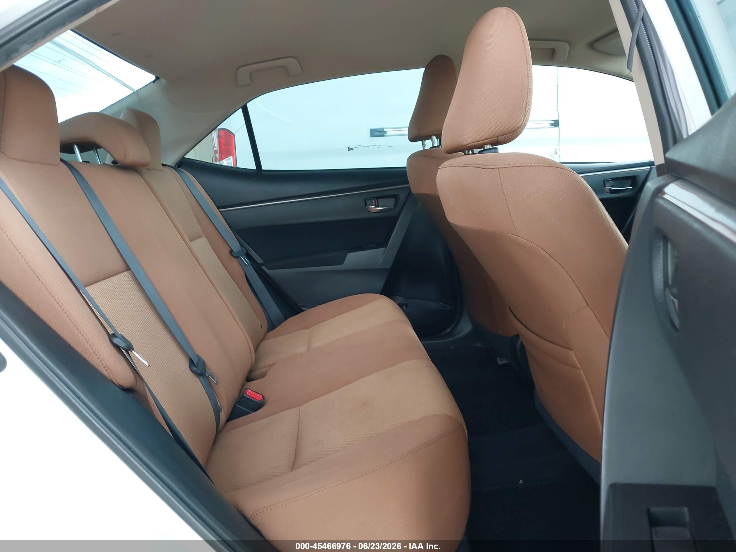 2014 Toyota Corolla Le White vin: 2T1BURHE3EC004221