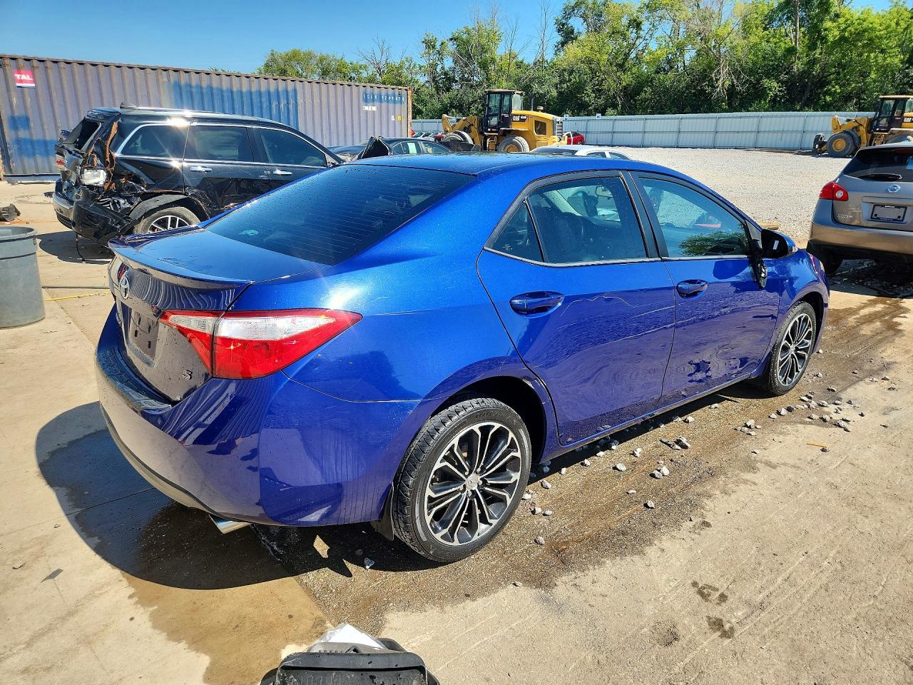 2014 Toyota Corolla S Plus Blue vin: 2T1BURHE3EC004753