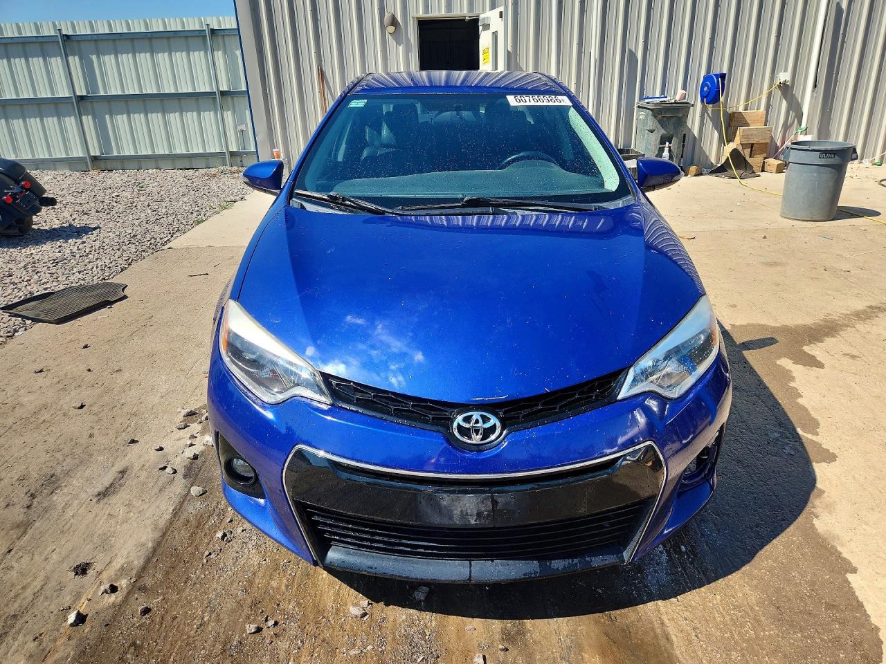 2014 Toyota Corolla S Plus Blue vin: 2T1BURHE3EC004753