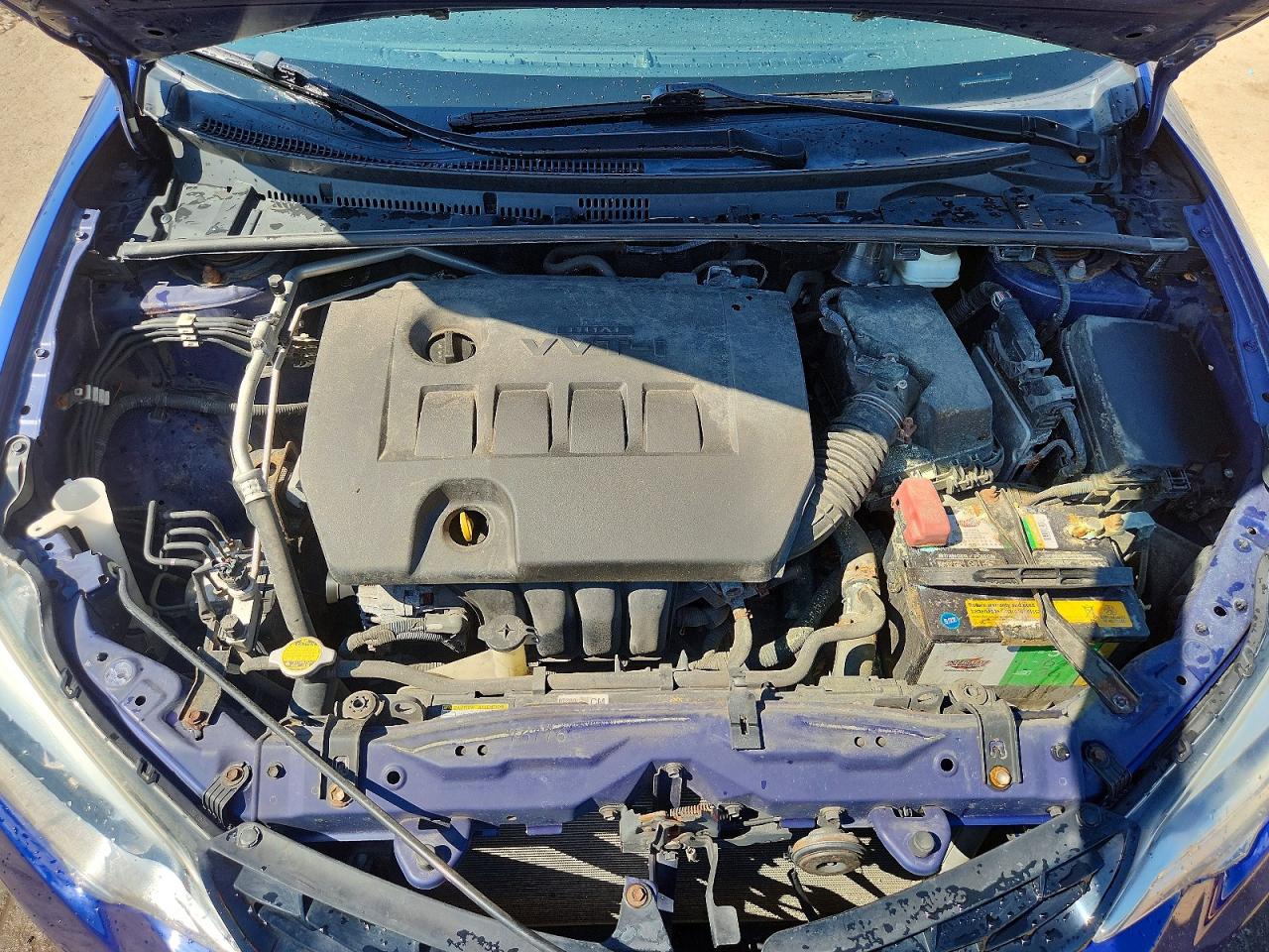 2014 Toyota Corolla S Plus Blue vin: 2T1BURHE3EC004753