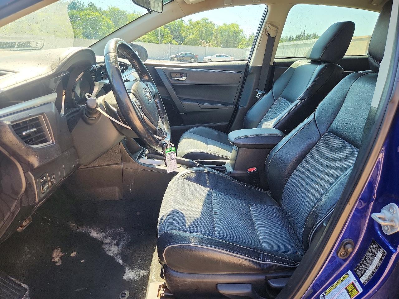 2014 Toyota Corolla S Plus Blue vin: 2T1BURHE3EC004753